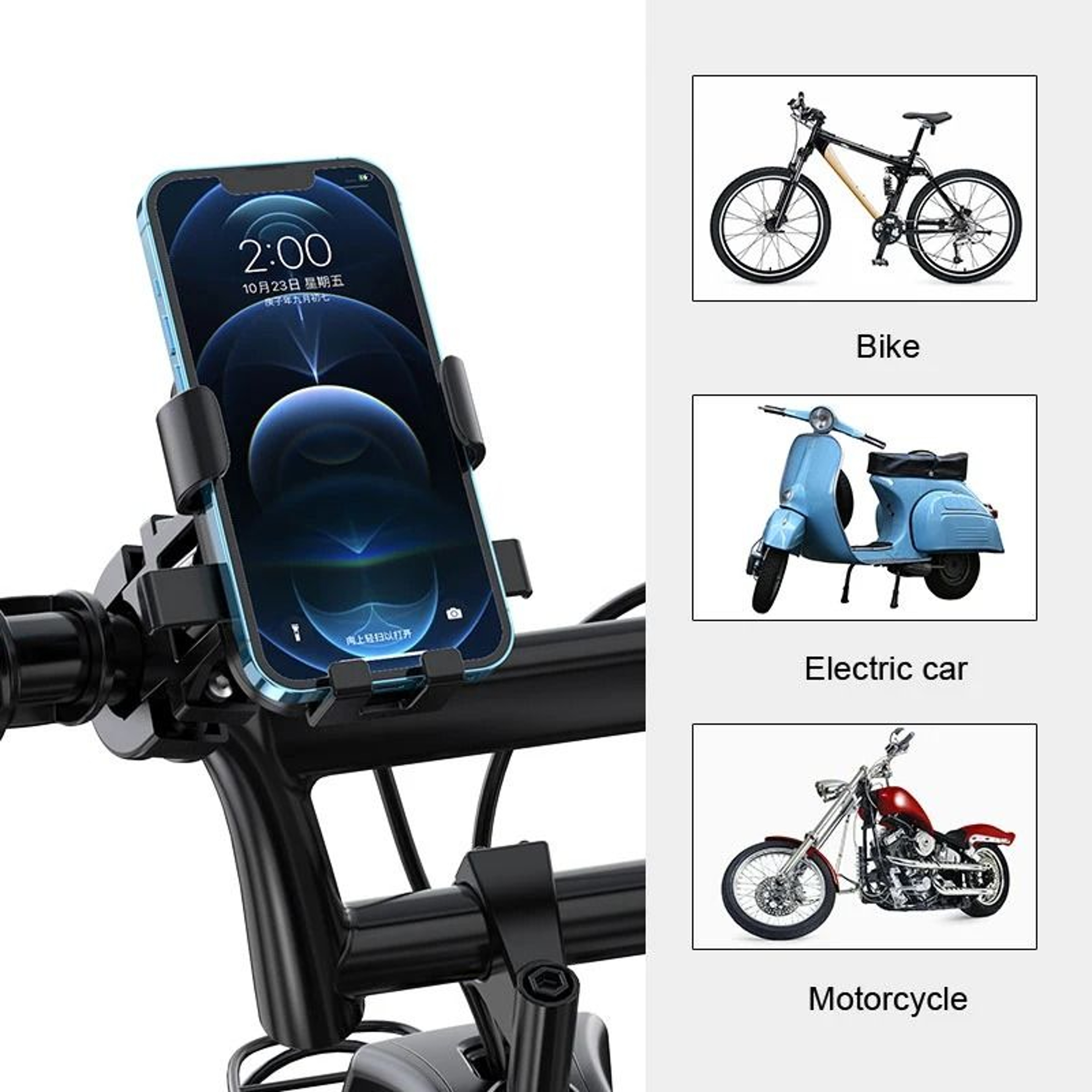 Universal Rotatable Anti Slip Bike Phone Mount 0