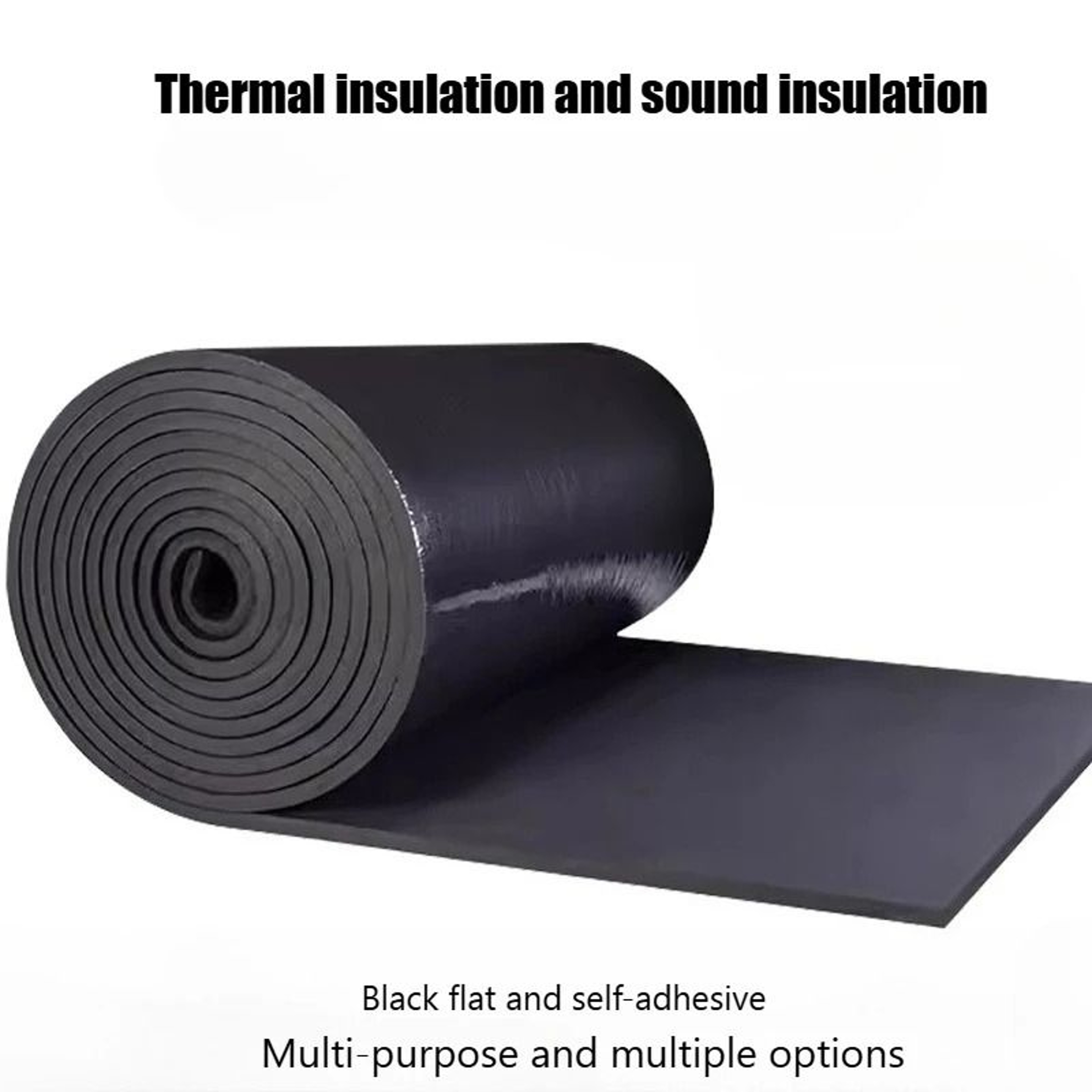 Self Adhesive Rubber Foam Roll And Versatile Soundproofing Insulation 0