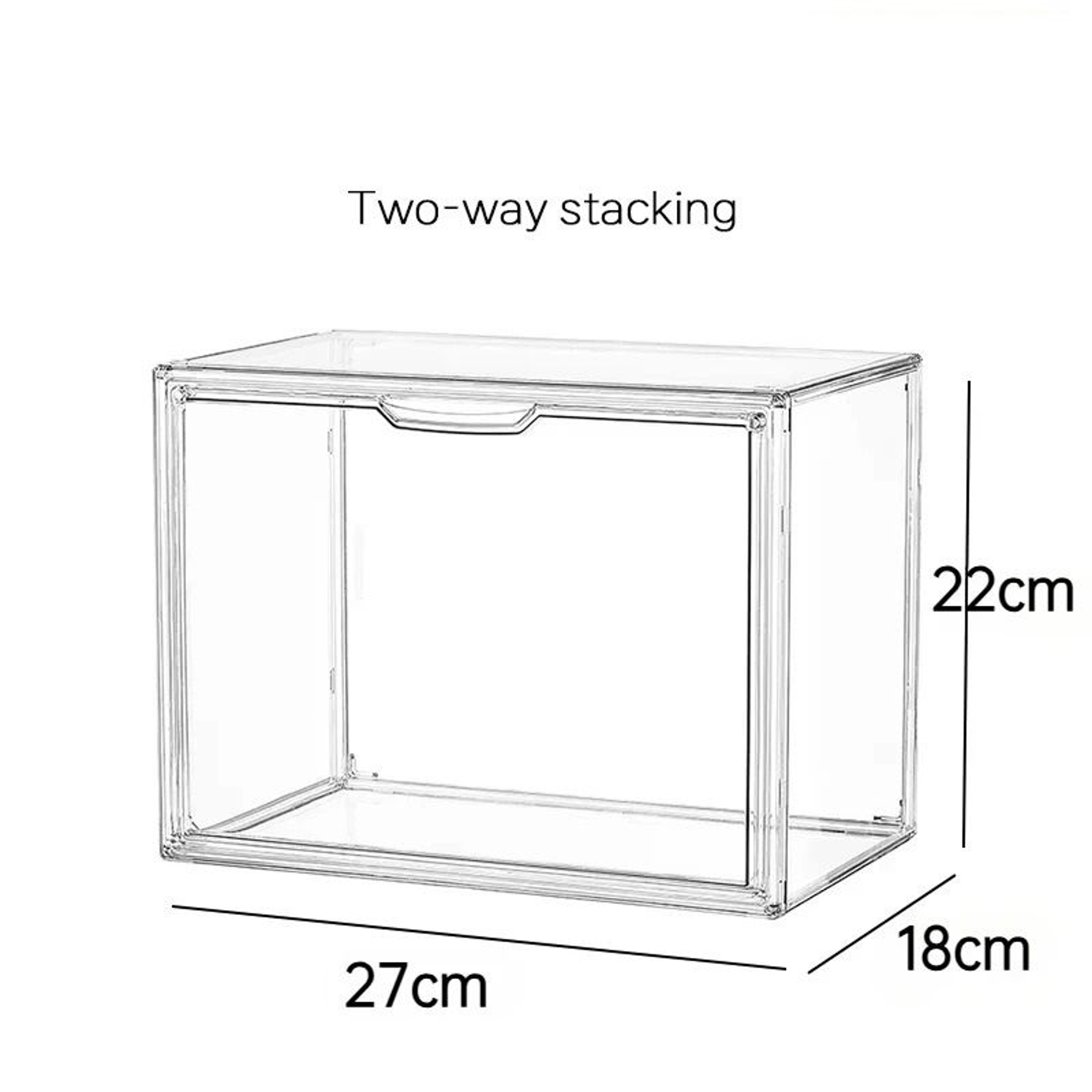 Clear Acrylic Foldable Figure Display And Blind Box Organizer 6