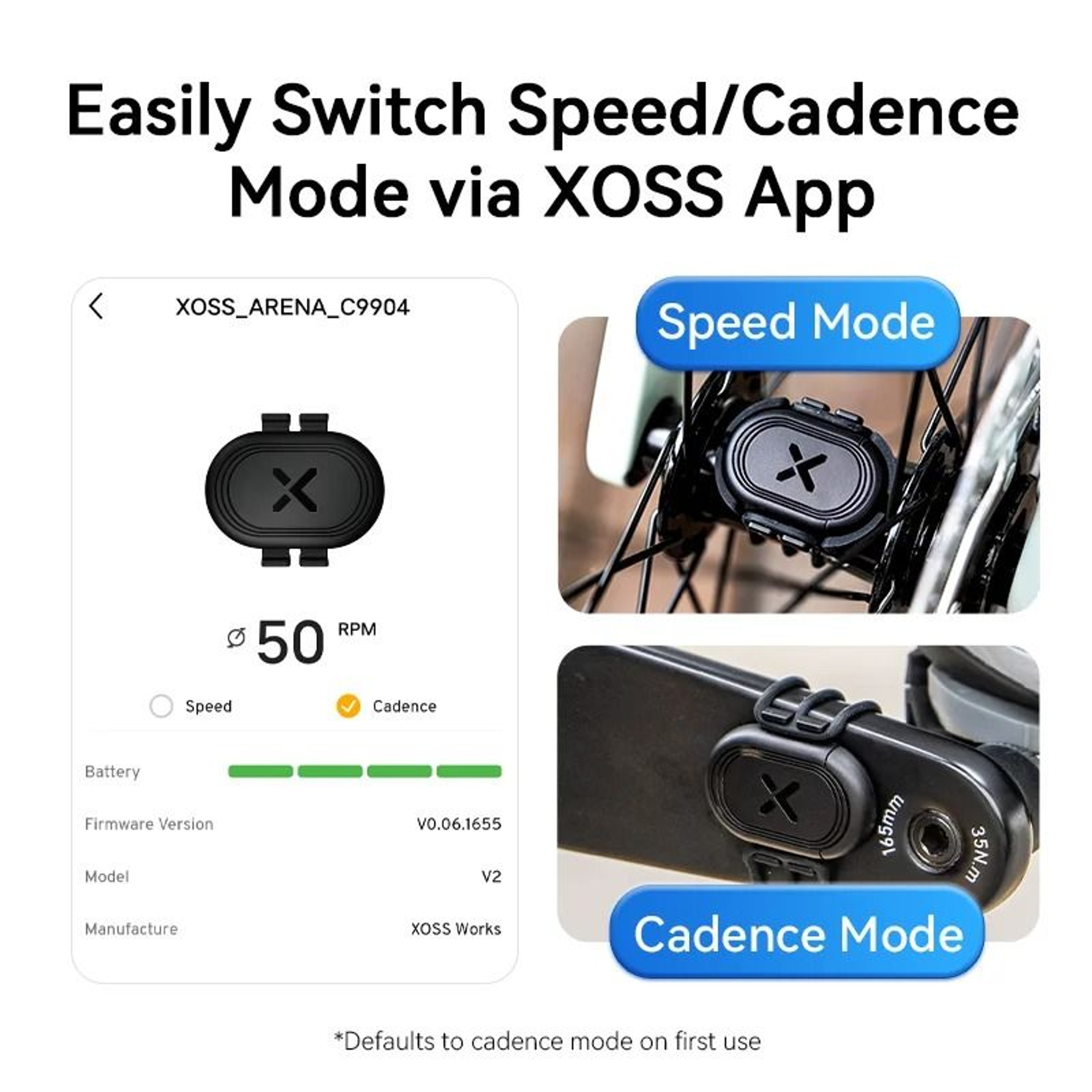 Dual Mode Wireless Cycling Speed And Cadence Sensor 4