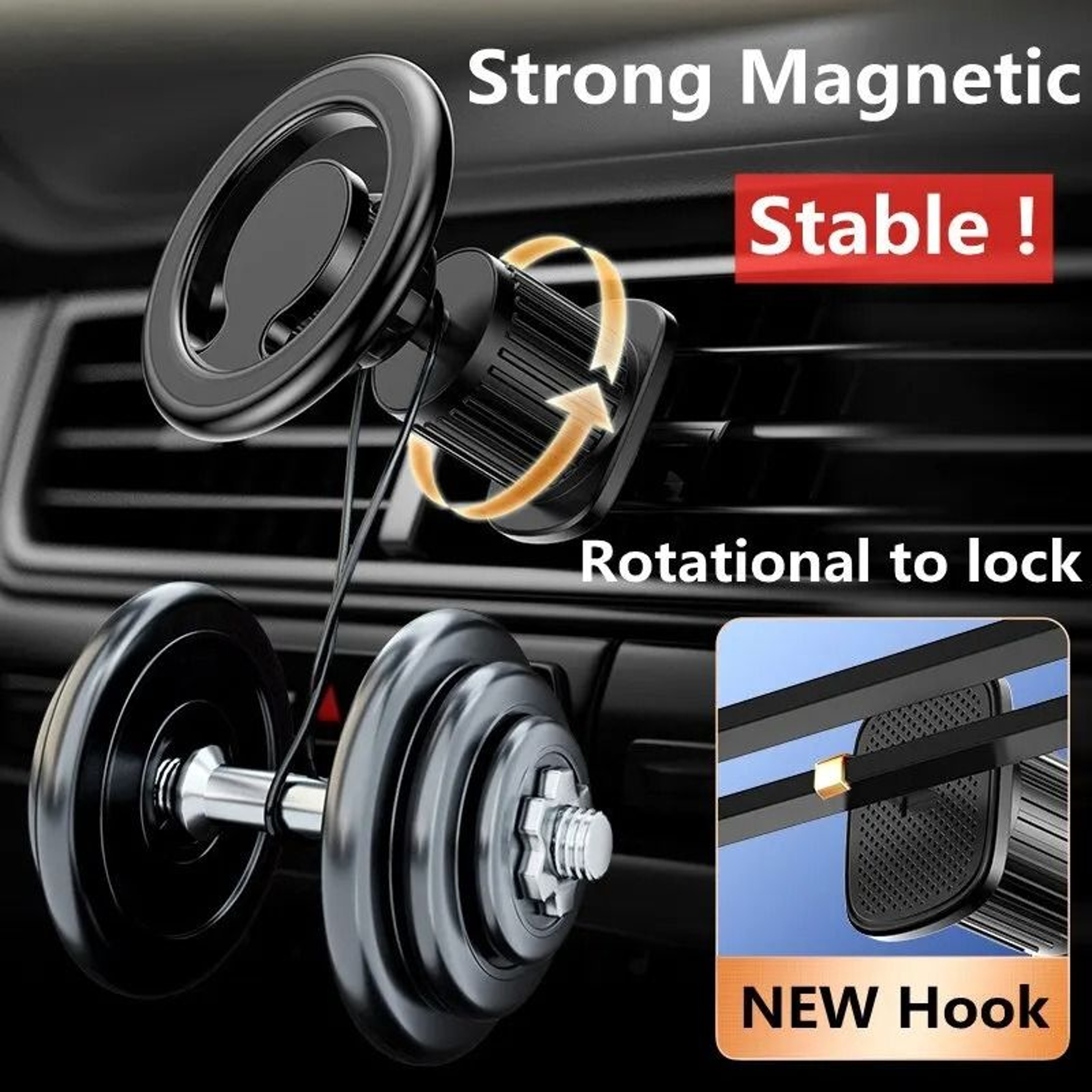 Universal Magnetic Car Mobile Phone Mount 2