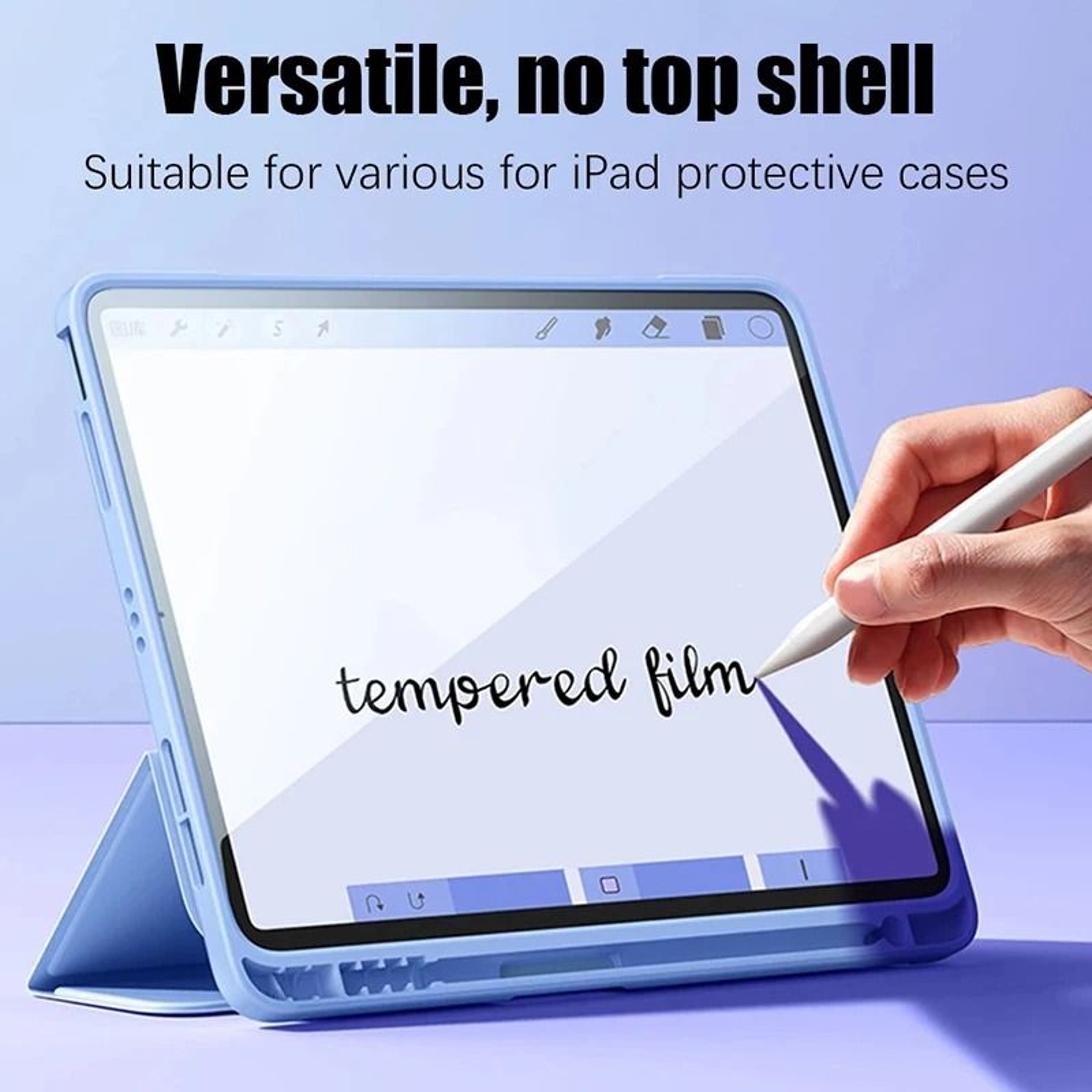 3 Piece High Definition Tempered Glass IPad Screen Protector Set 4