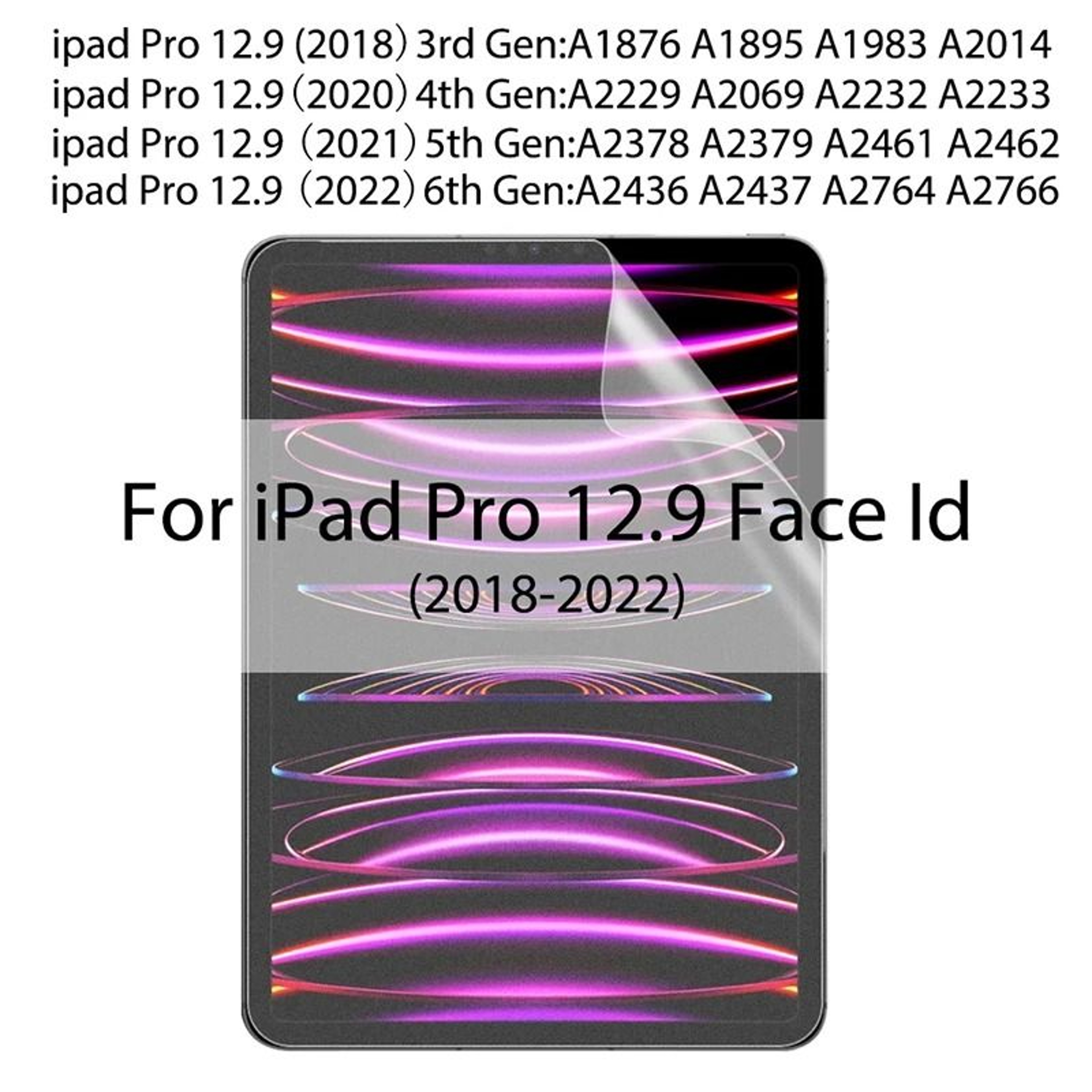3 Piece High Definition Tempered Glass IPad Screen Protector Set 7