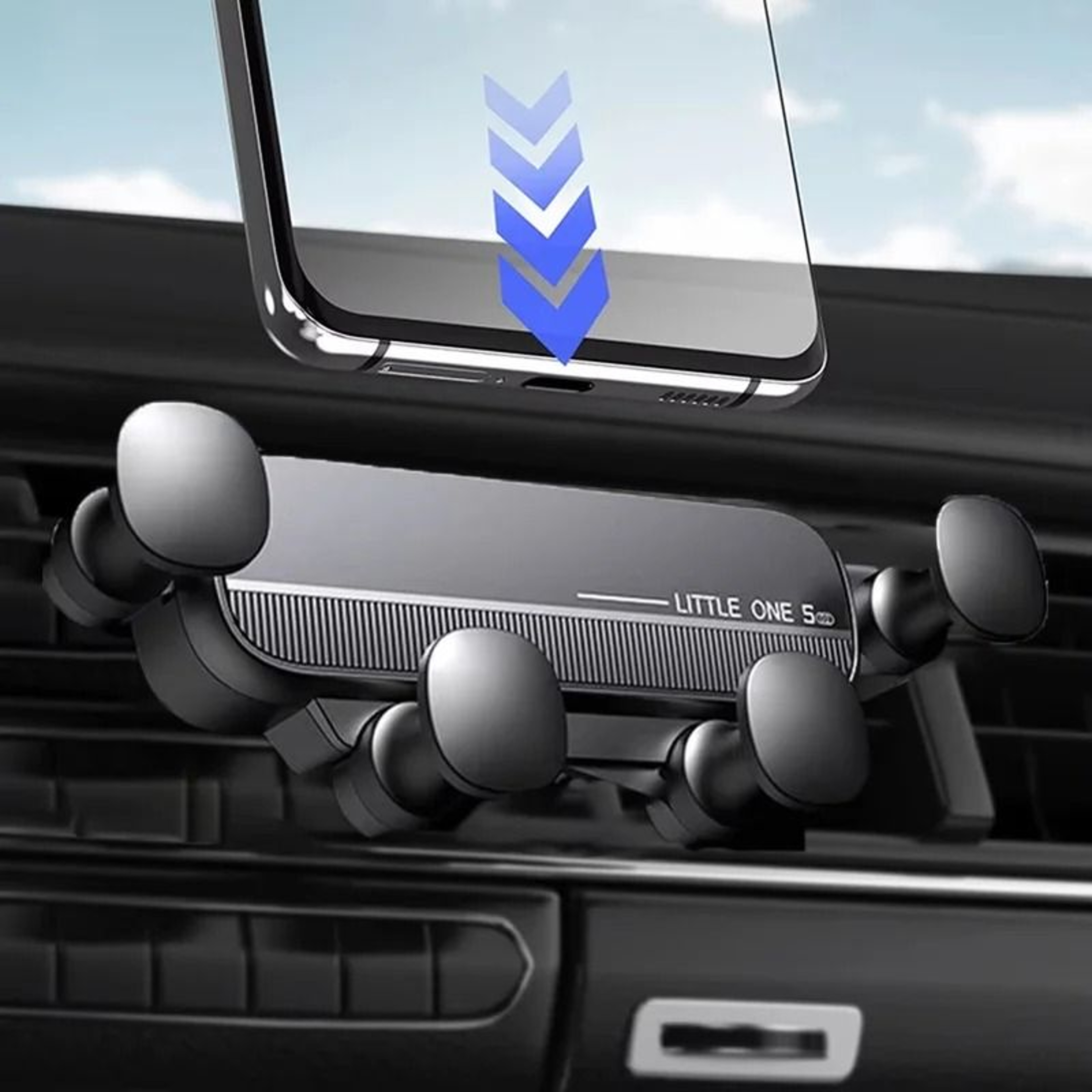 Universal Gravity Air Vent Car Phone Holder 0