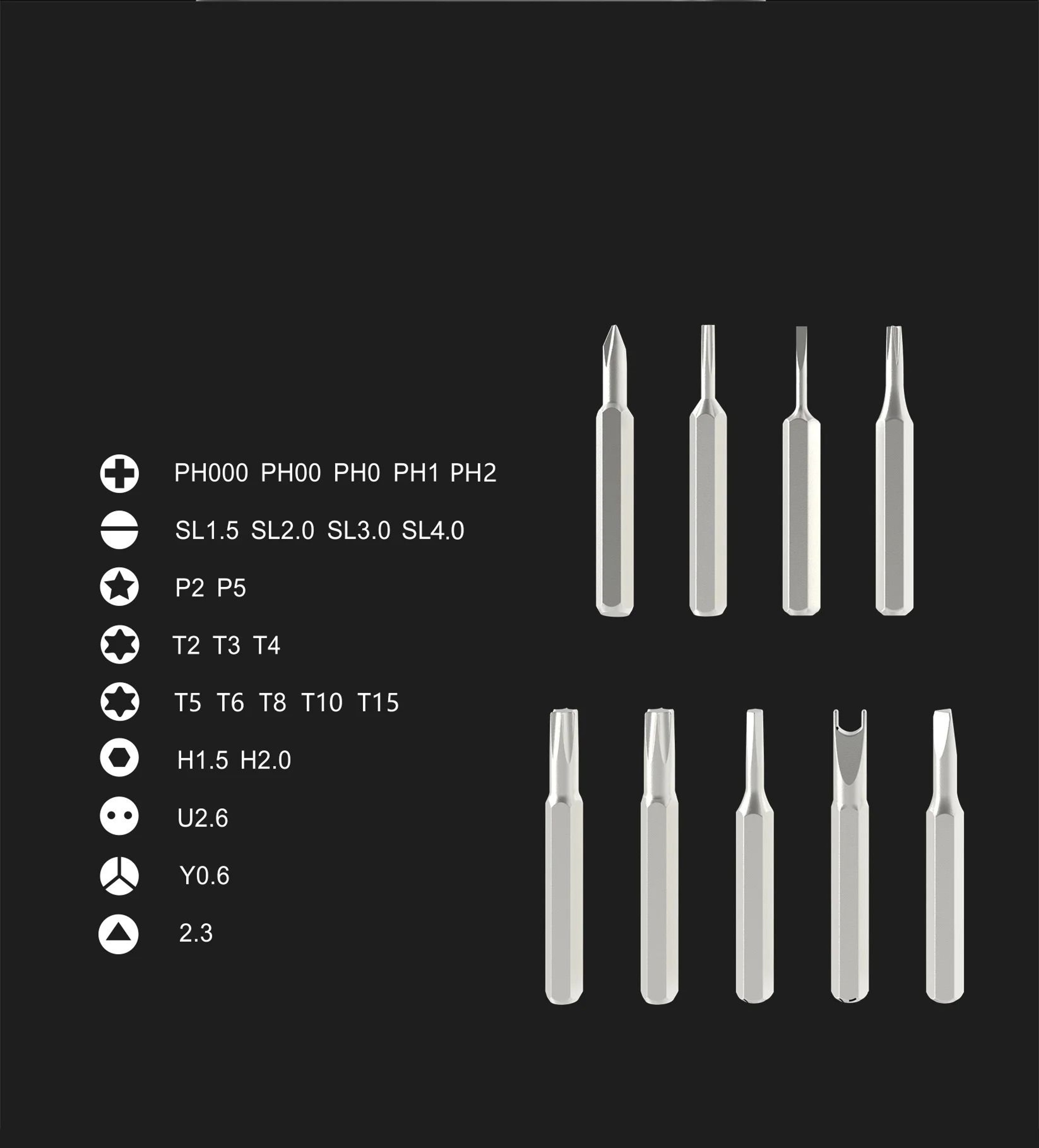 25 In 1 Precision Magnetic Screwdriver Repair Set 2