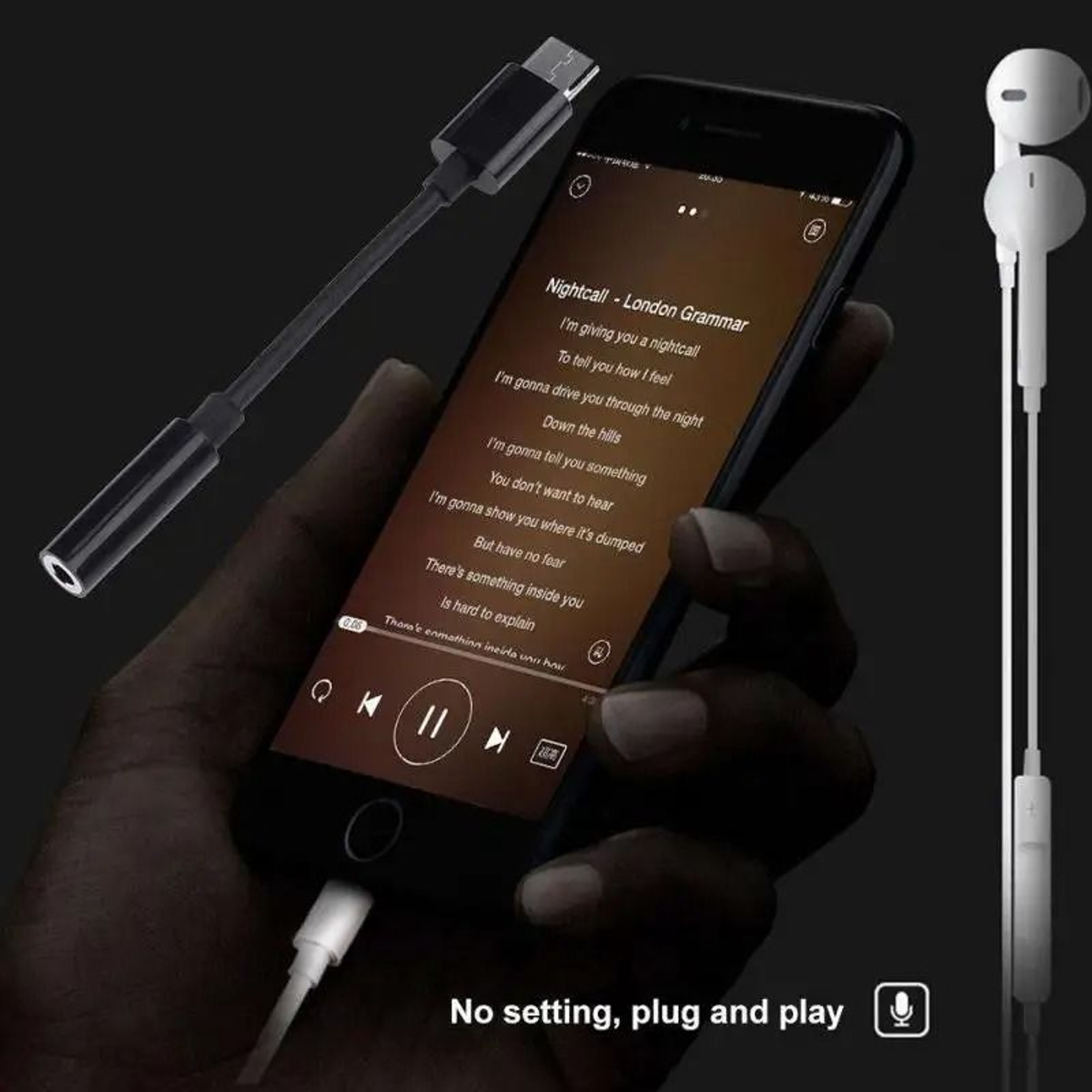 High Fidelity Type C To 35mm Earphone Aux Adapter 3