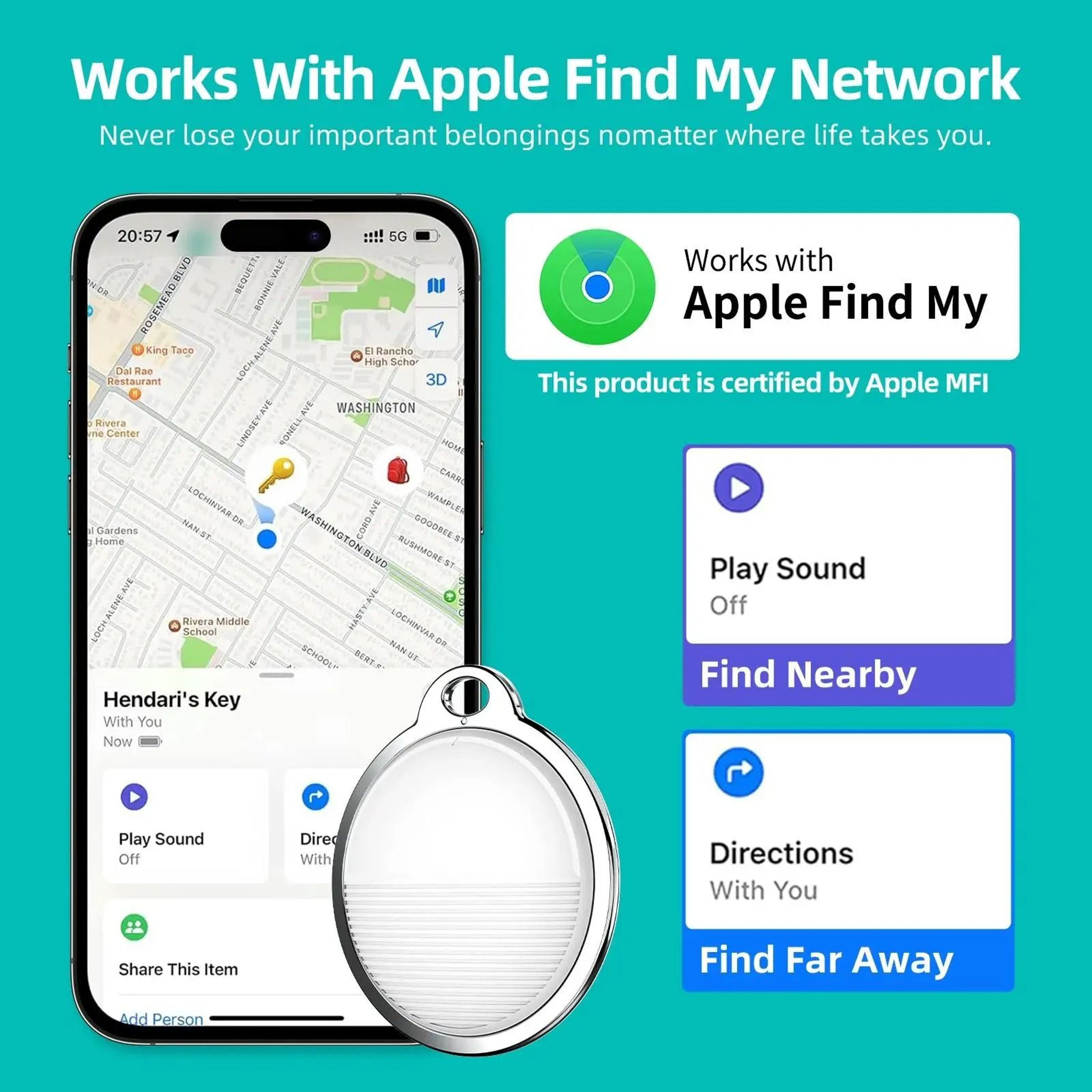 Mini Smart Bluetooth GPS Tracker And Anti Lost Tag 1