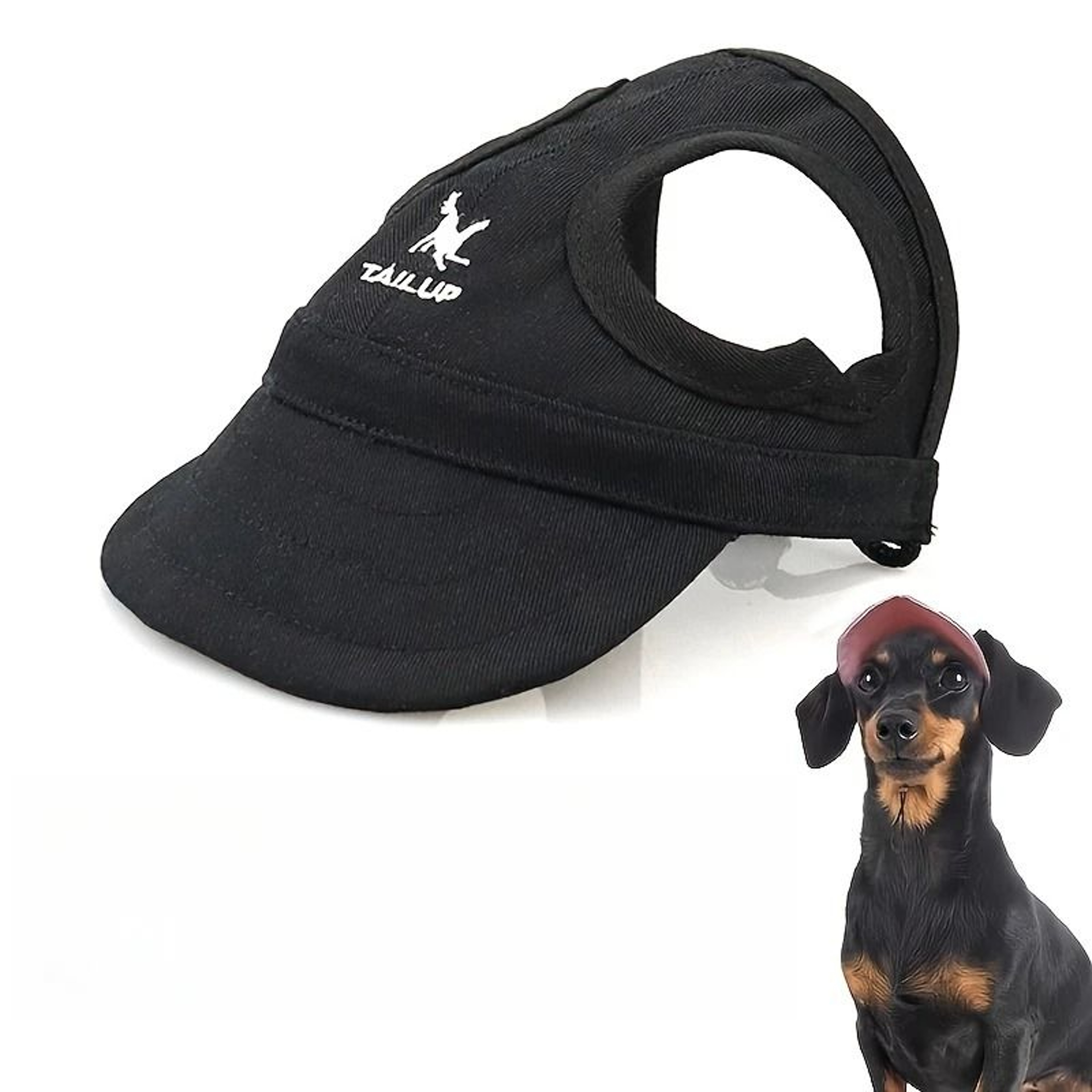 Adjustable Waterproof PVC Dog Sun Hat 7