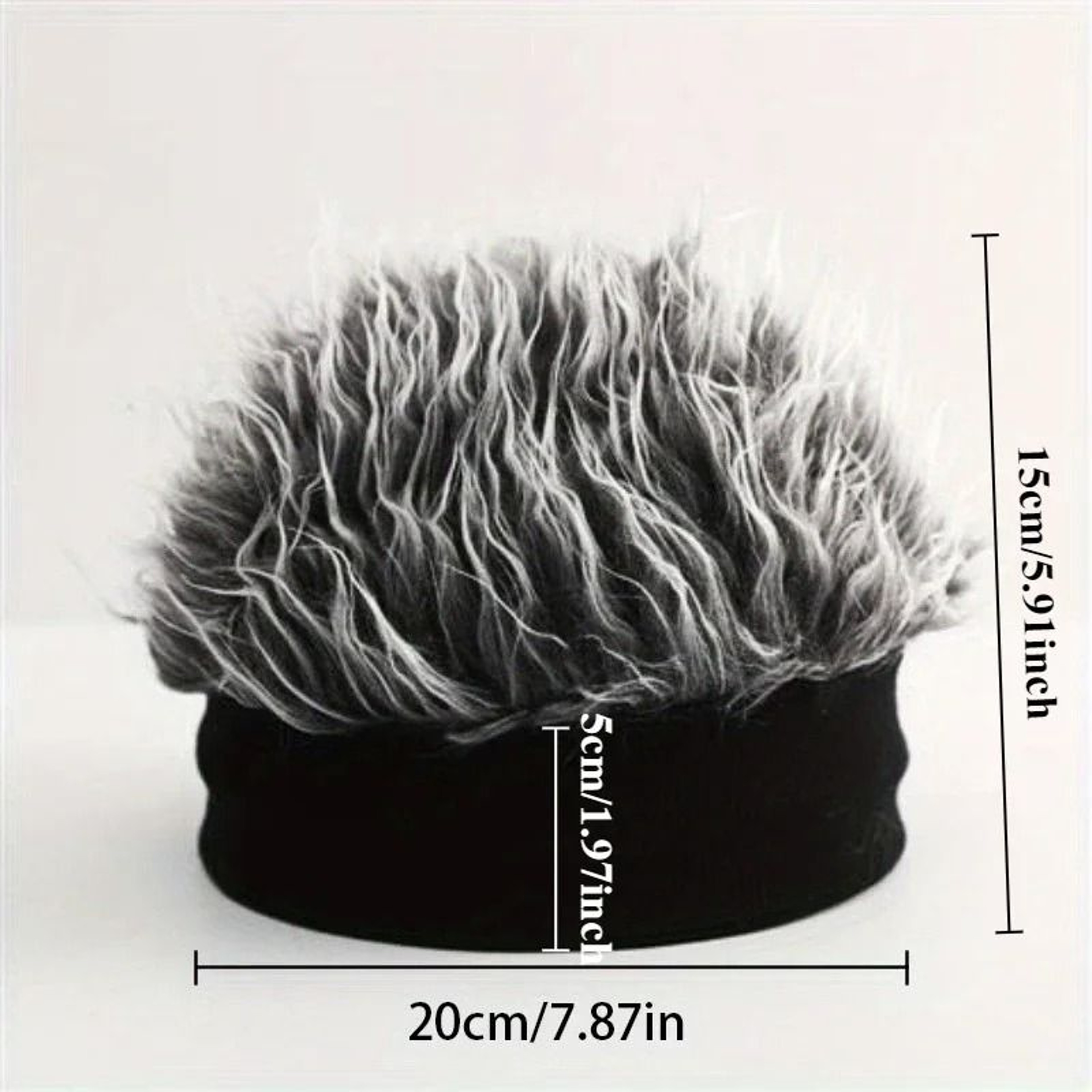 Personalized Mens Wig Knitted Hat 4
