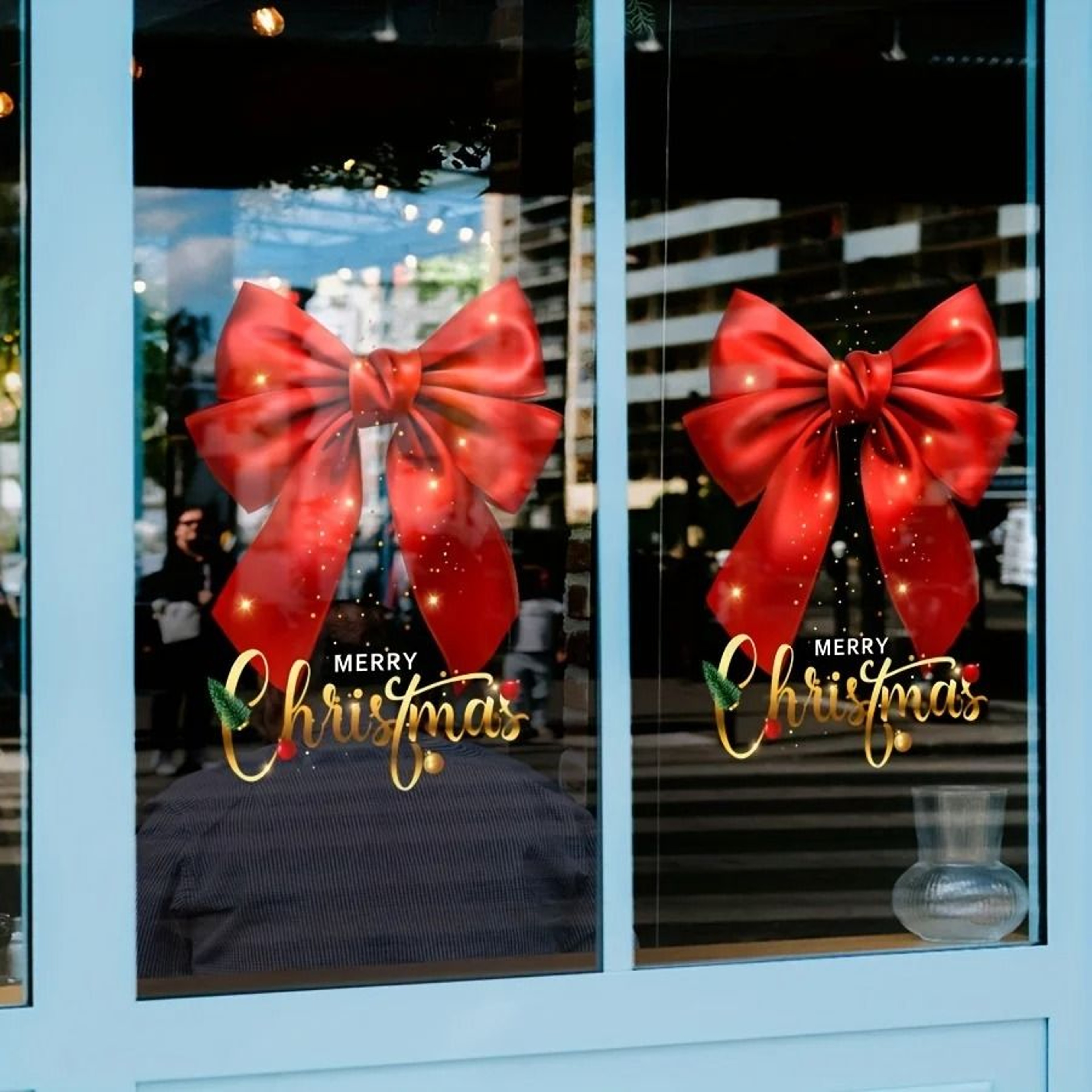 Festive Christmas Electrostatic Window Sticker 4