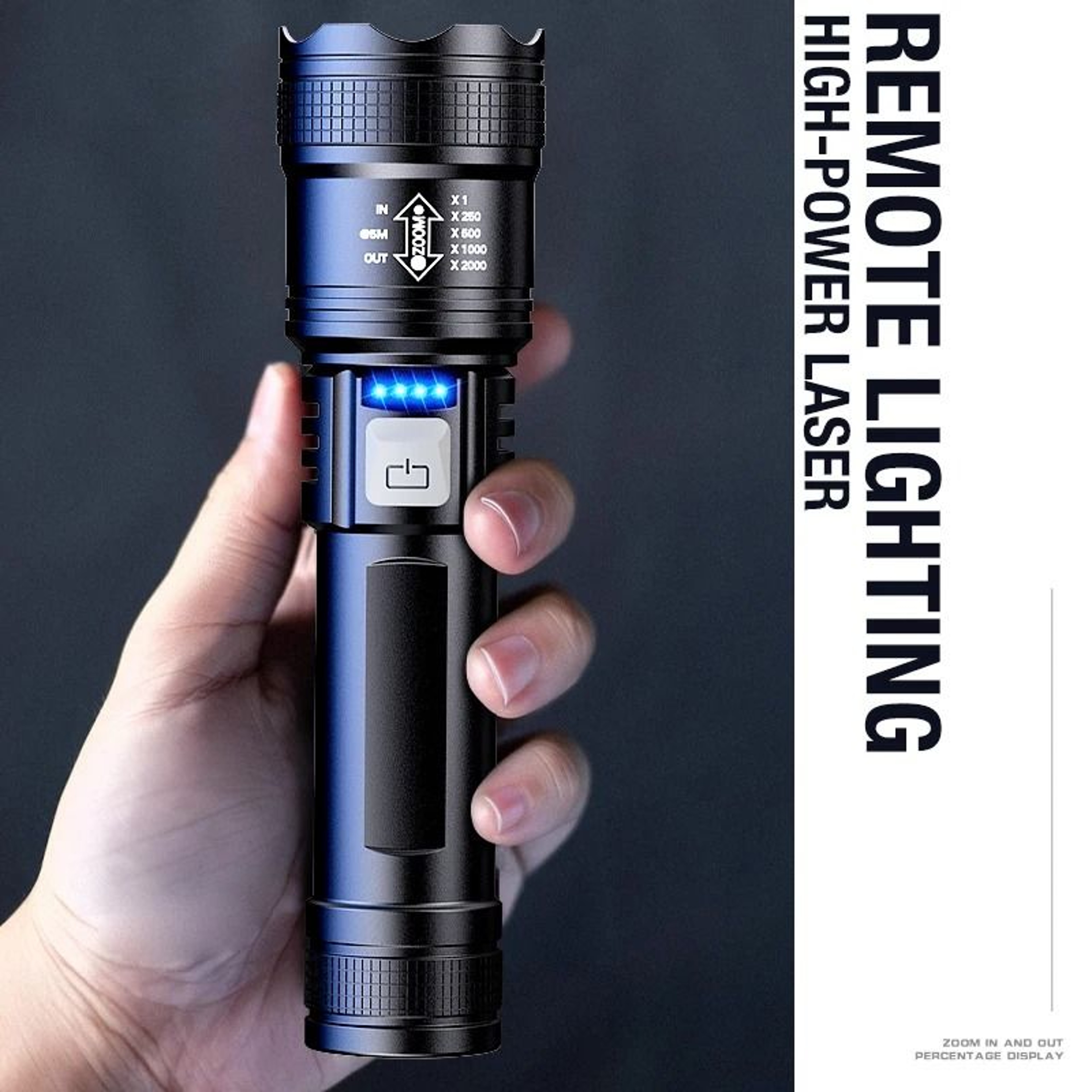 Ultra Strong Long Range Aurora Cannon Flashlight 0
