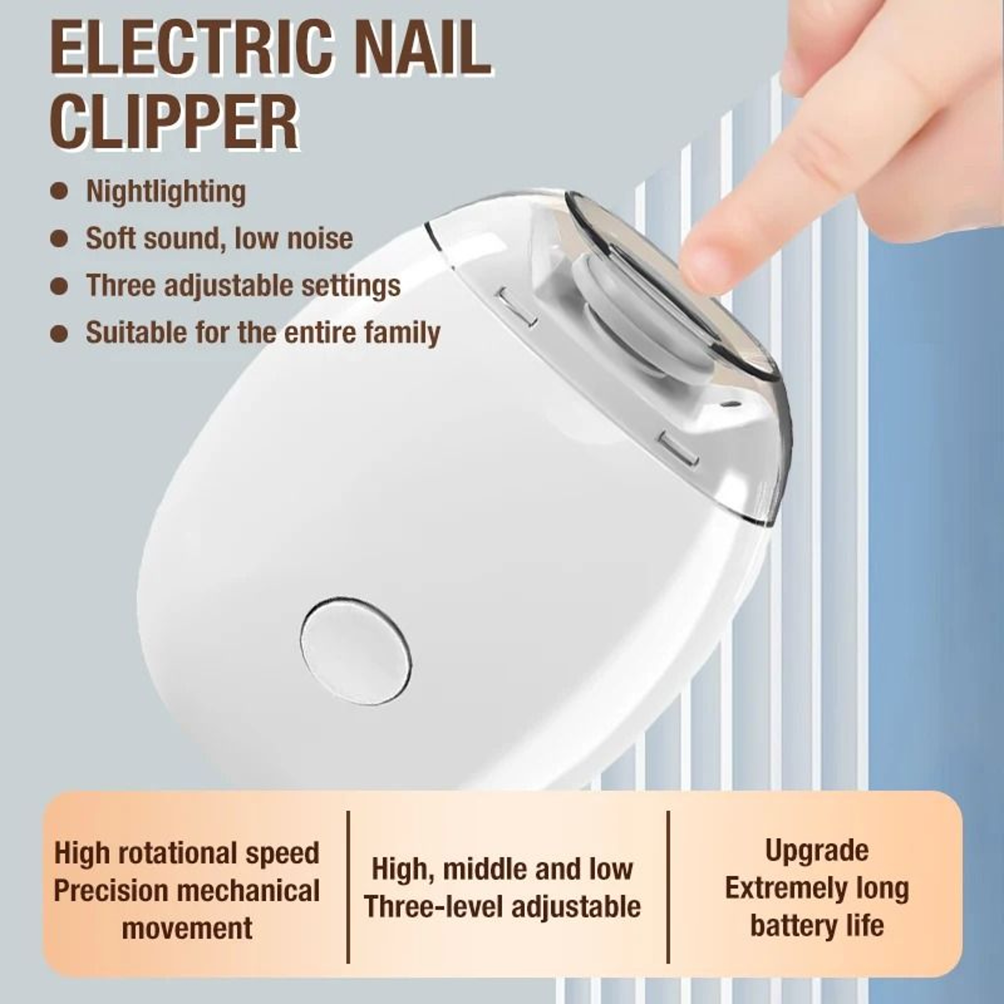 Automatic Electric Nail Clipper And Grinder 0