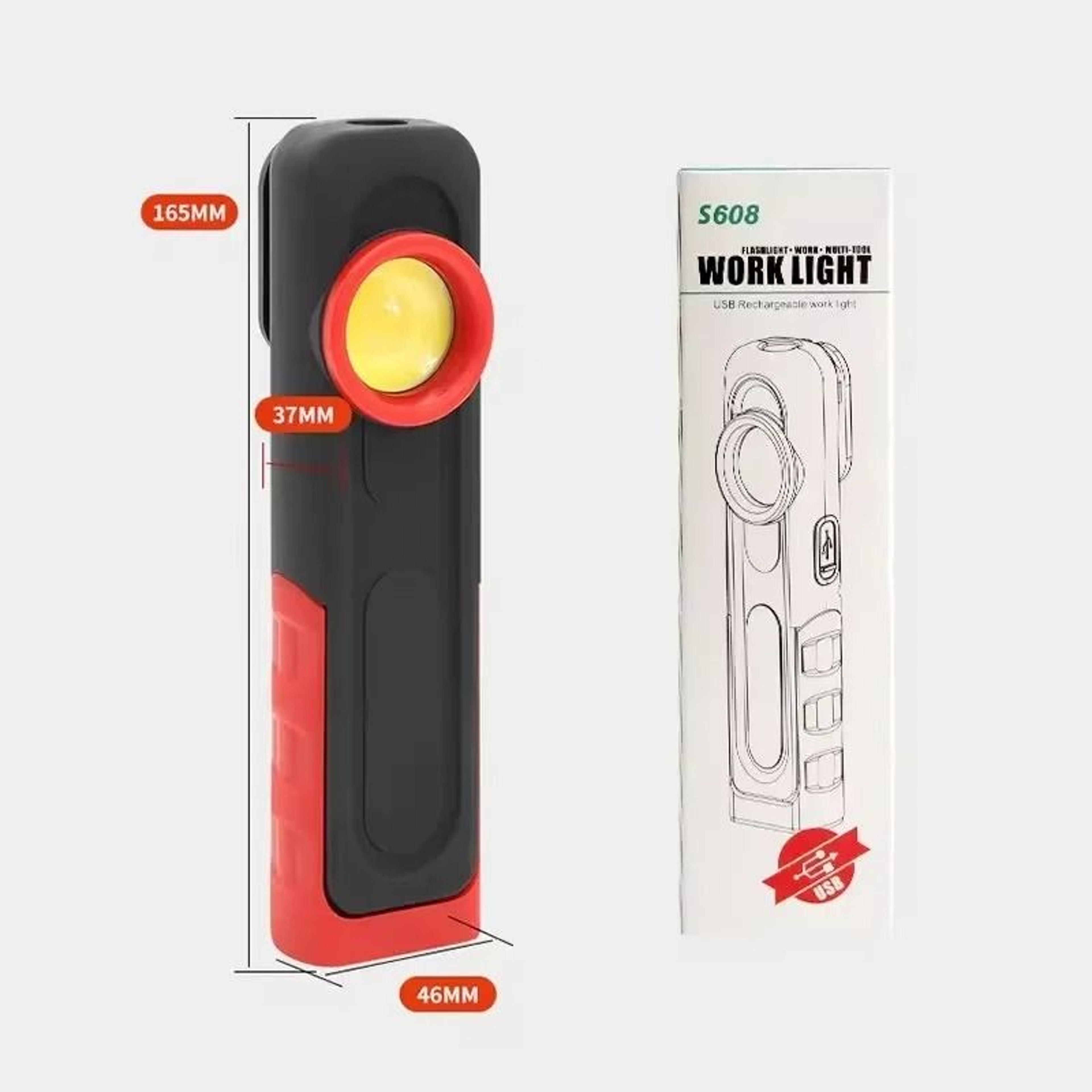 Professional Adjustable COB Magnetic Work Light 2