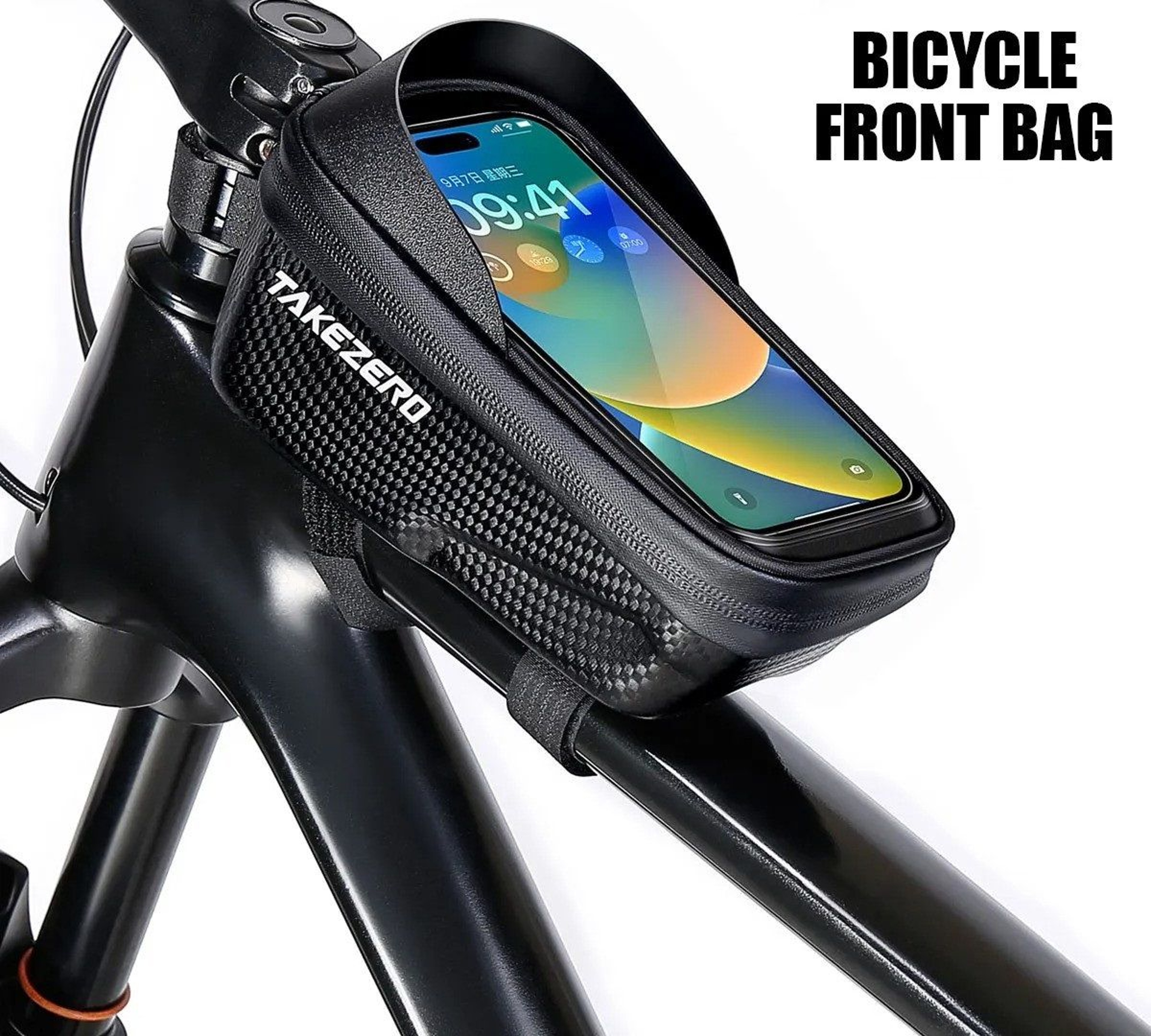 Aerodynamic Pro Series Hard Shell Bicycle Command Center 0