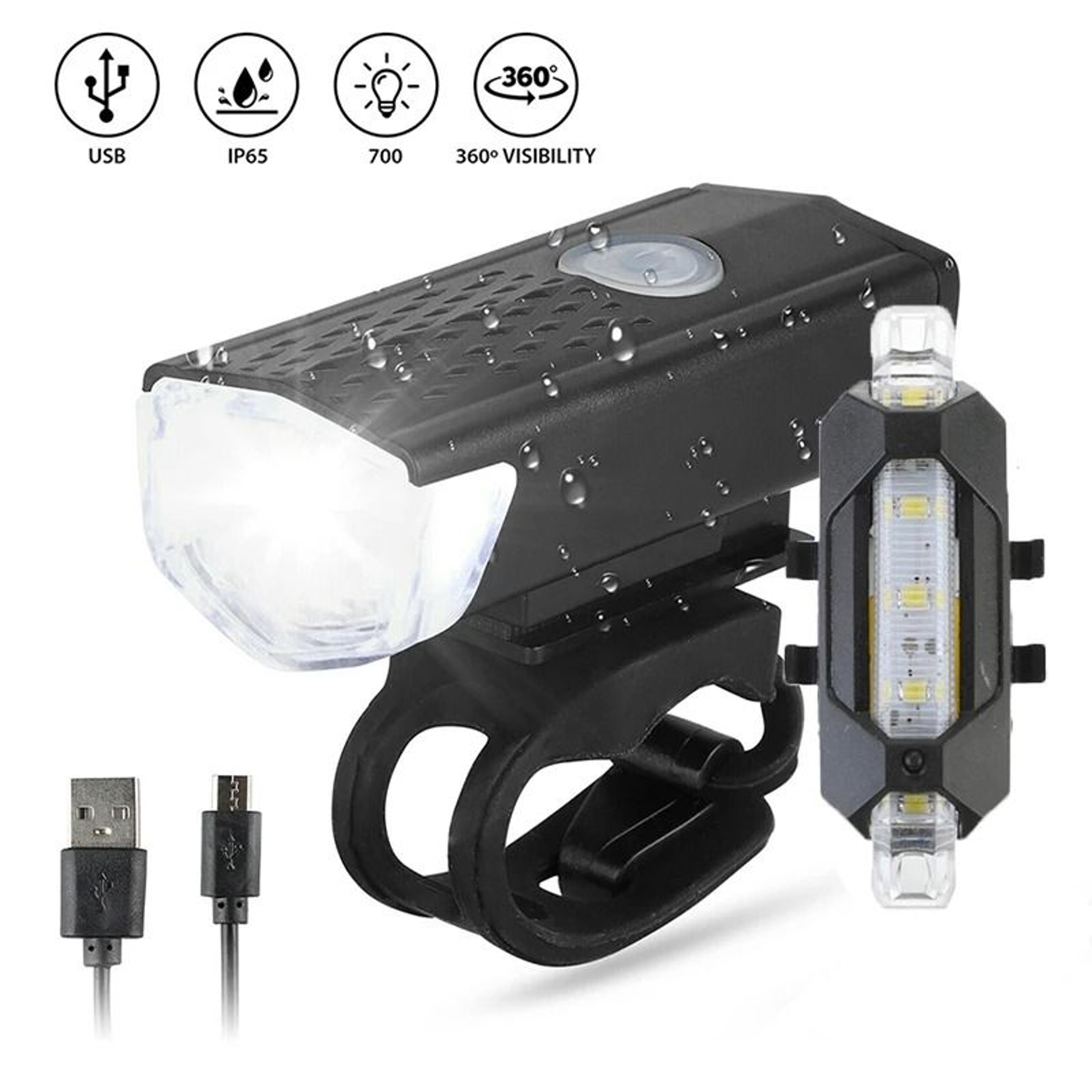 Professional High Visibility Rechargeable Cycling Safety System 9