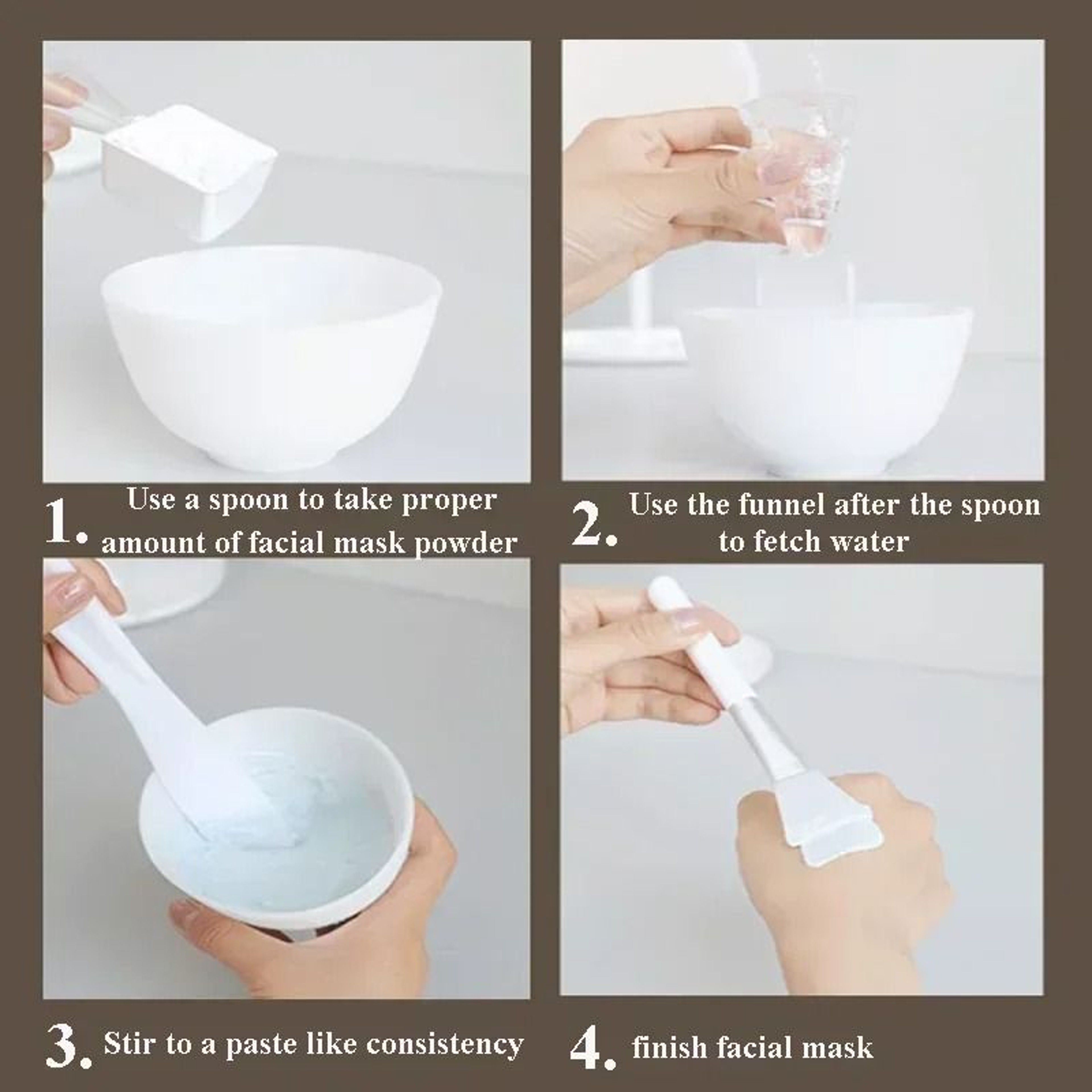 Professional Grade 4 In 1 DIY Aesthetic Mask Mixing Suite 4