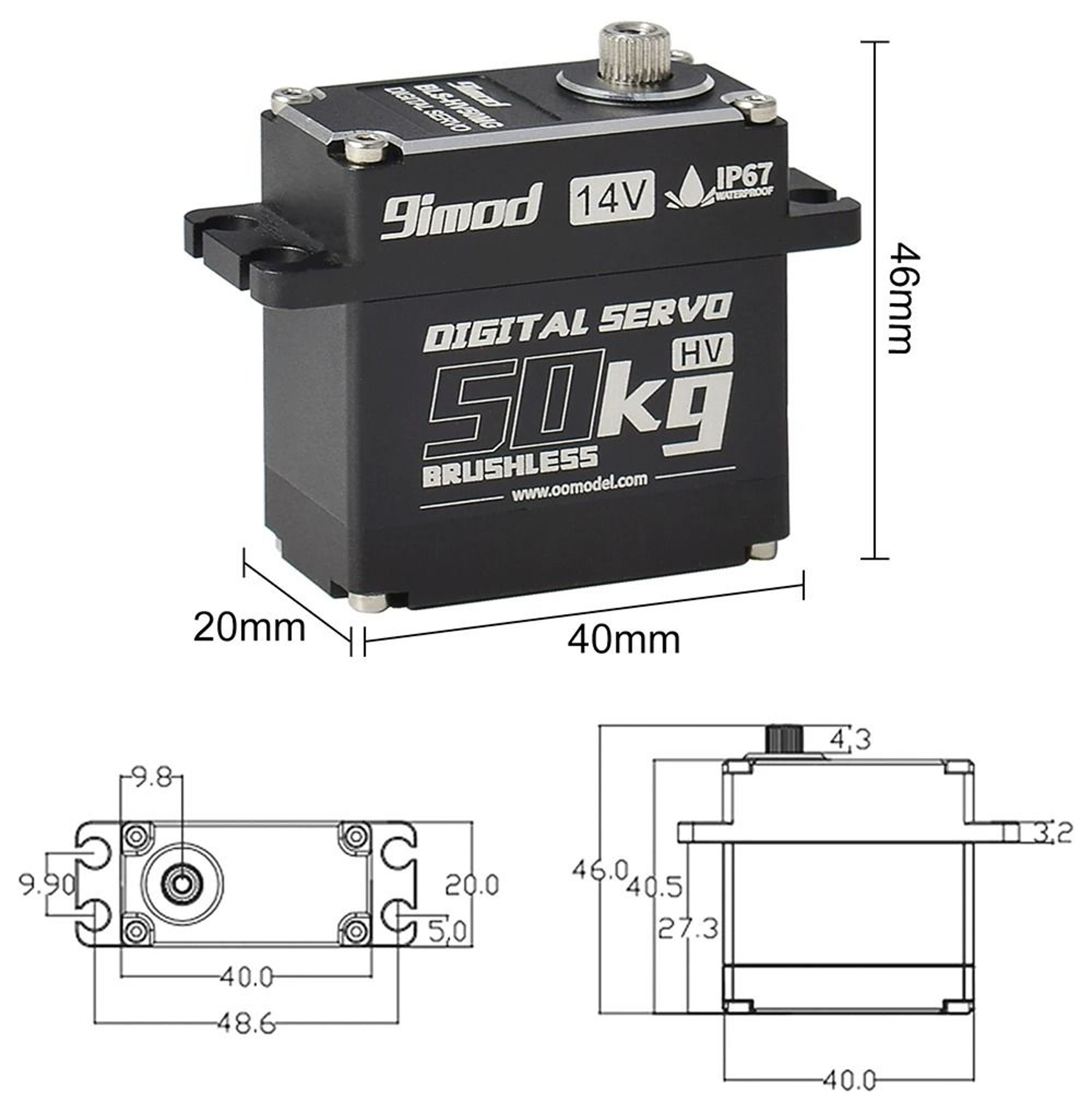 Elite 50KG Industrial Brushless Torque Command System 4