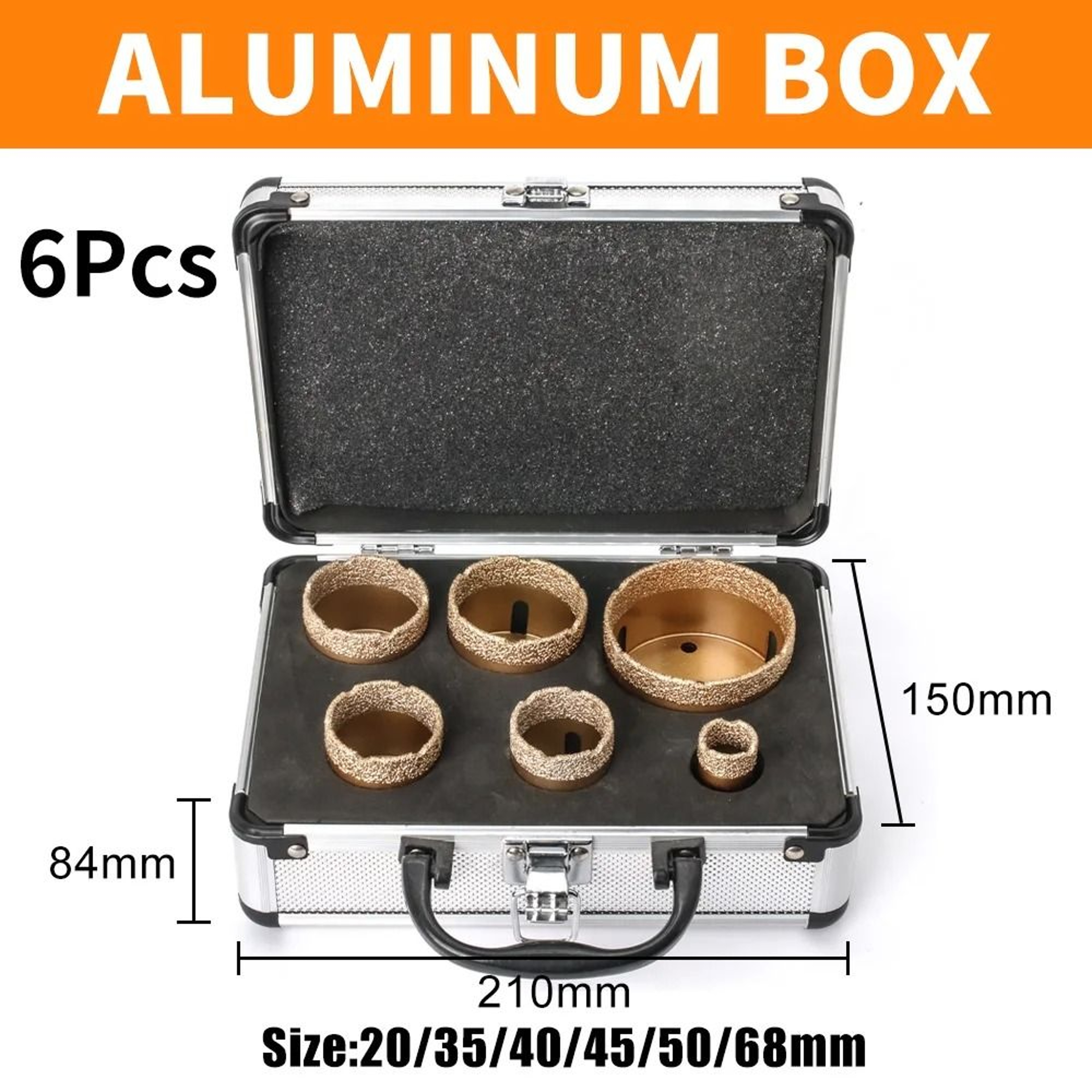 Elite 15 Piece Industrial Vacuum Brazed Diamond Core Suite 10