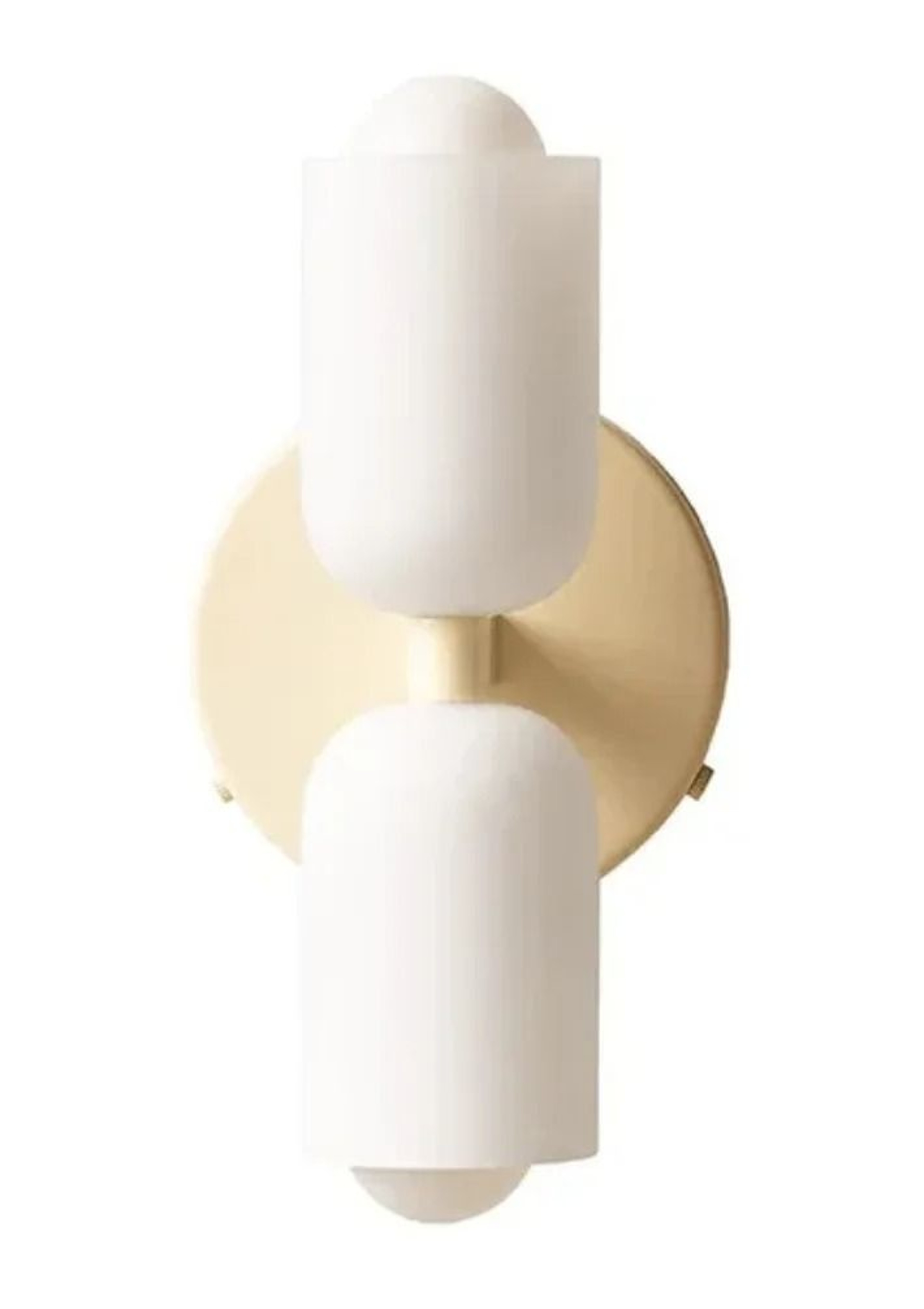 Nordic Industrial Geometric Sconce And Background Luminary 19