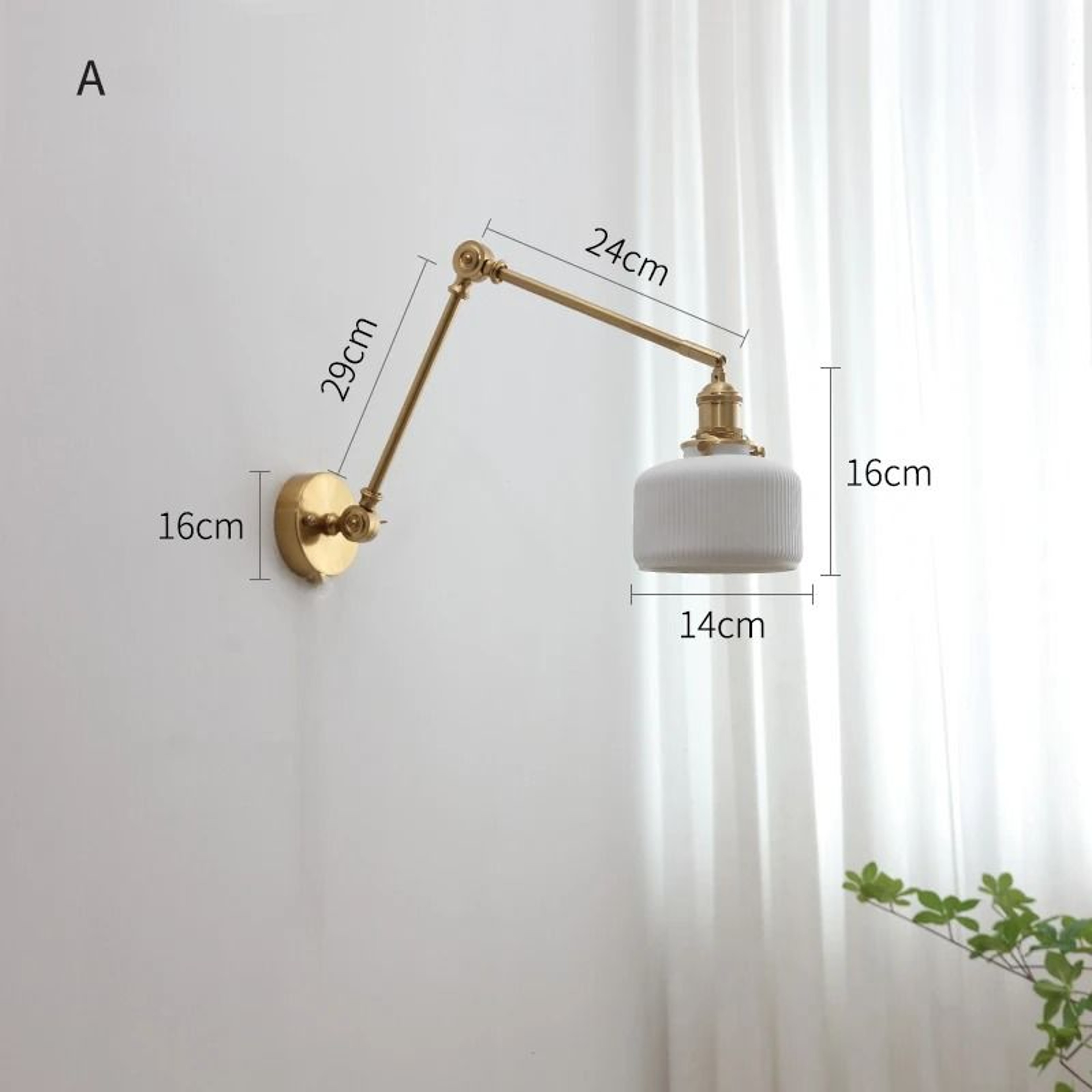 Nordic Architectural Ceramic Dual Direction Luminary 10