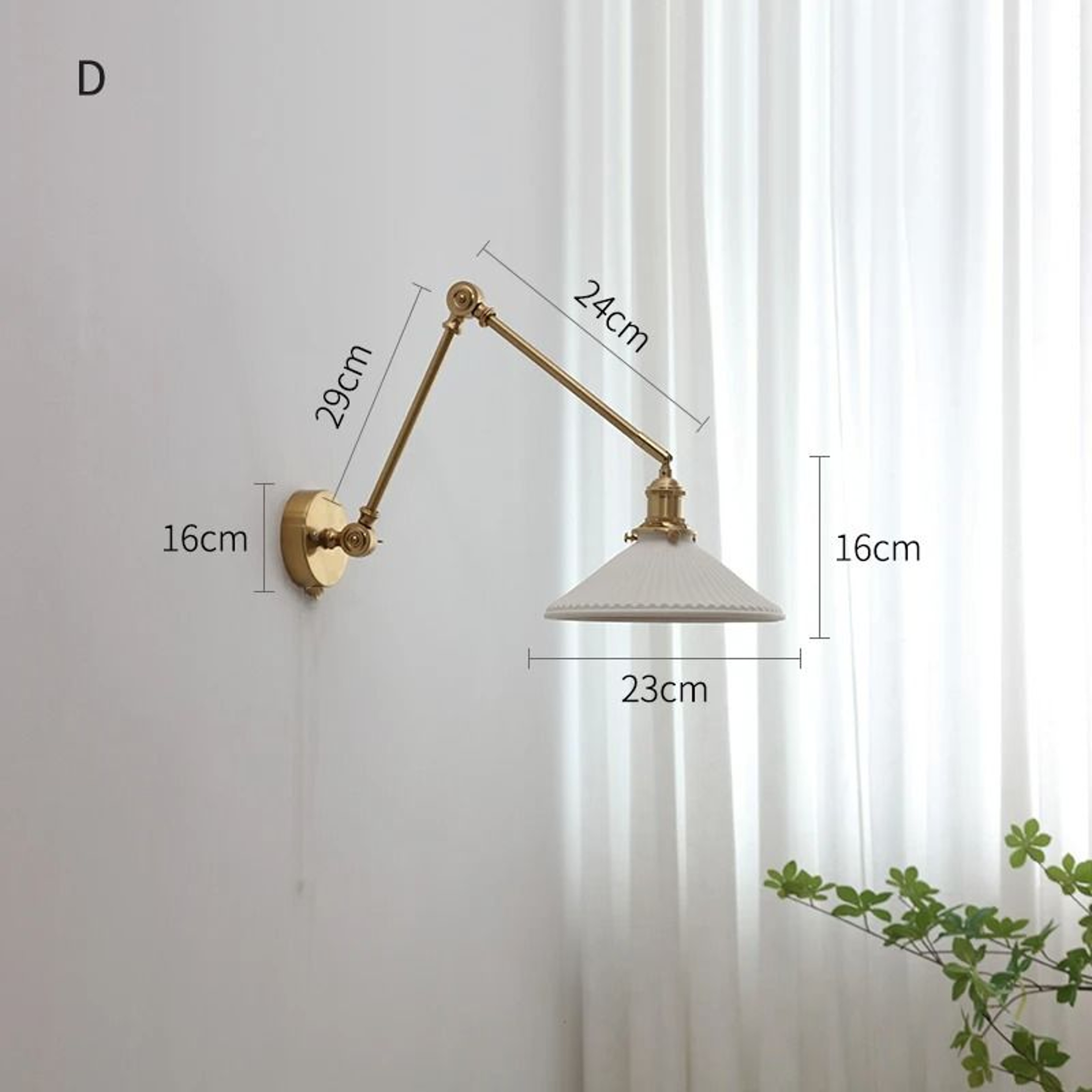 Nordic Architectural Ceramic Dual Direction Luminary 13