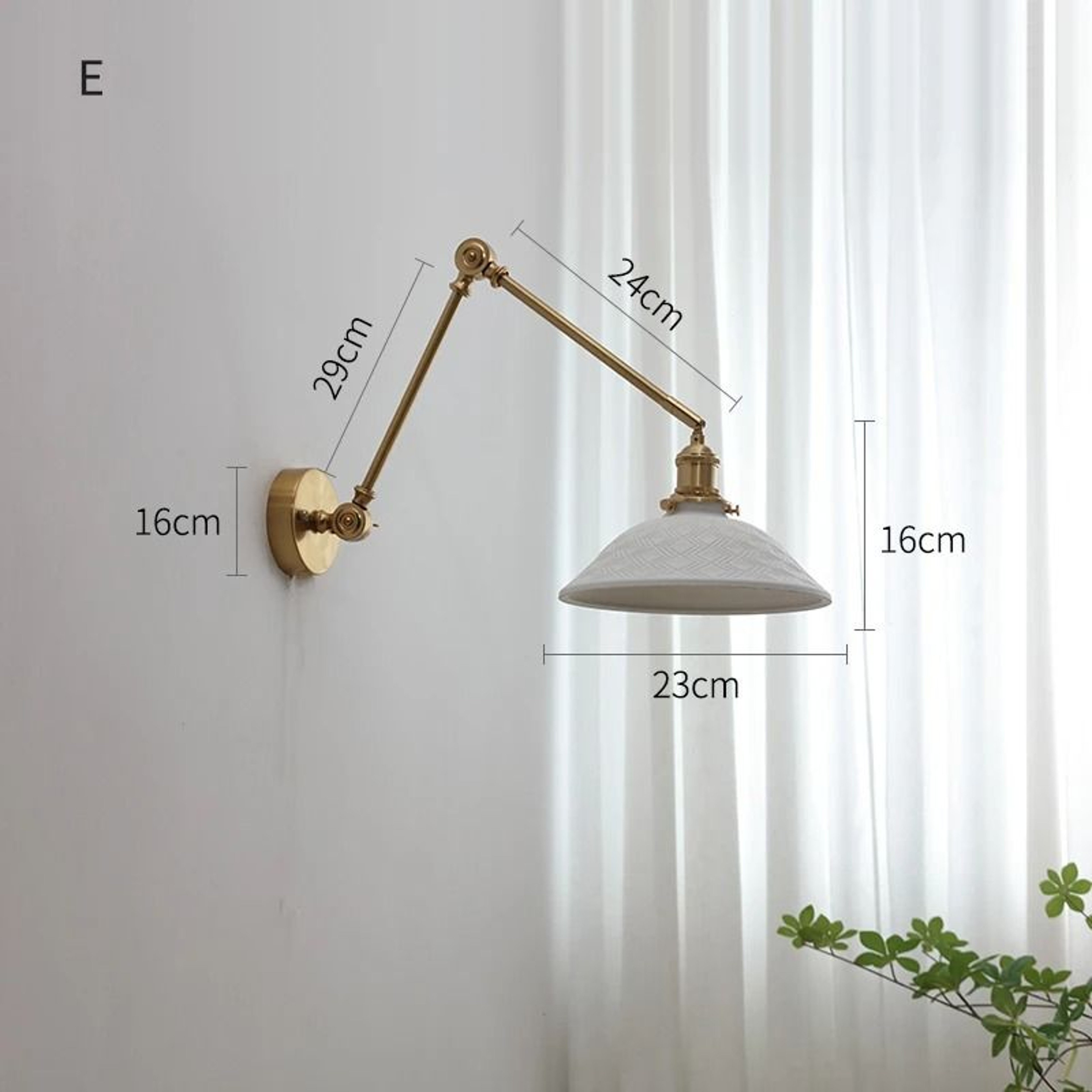 Nordic Architectural Ceramic Dual Direction Luminary 16