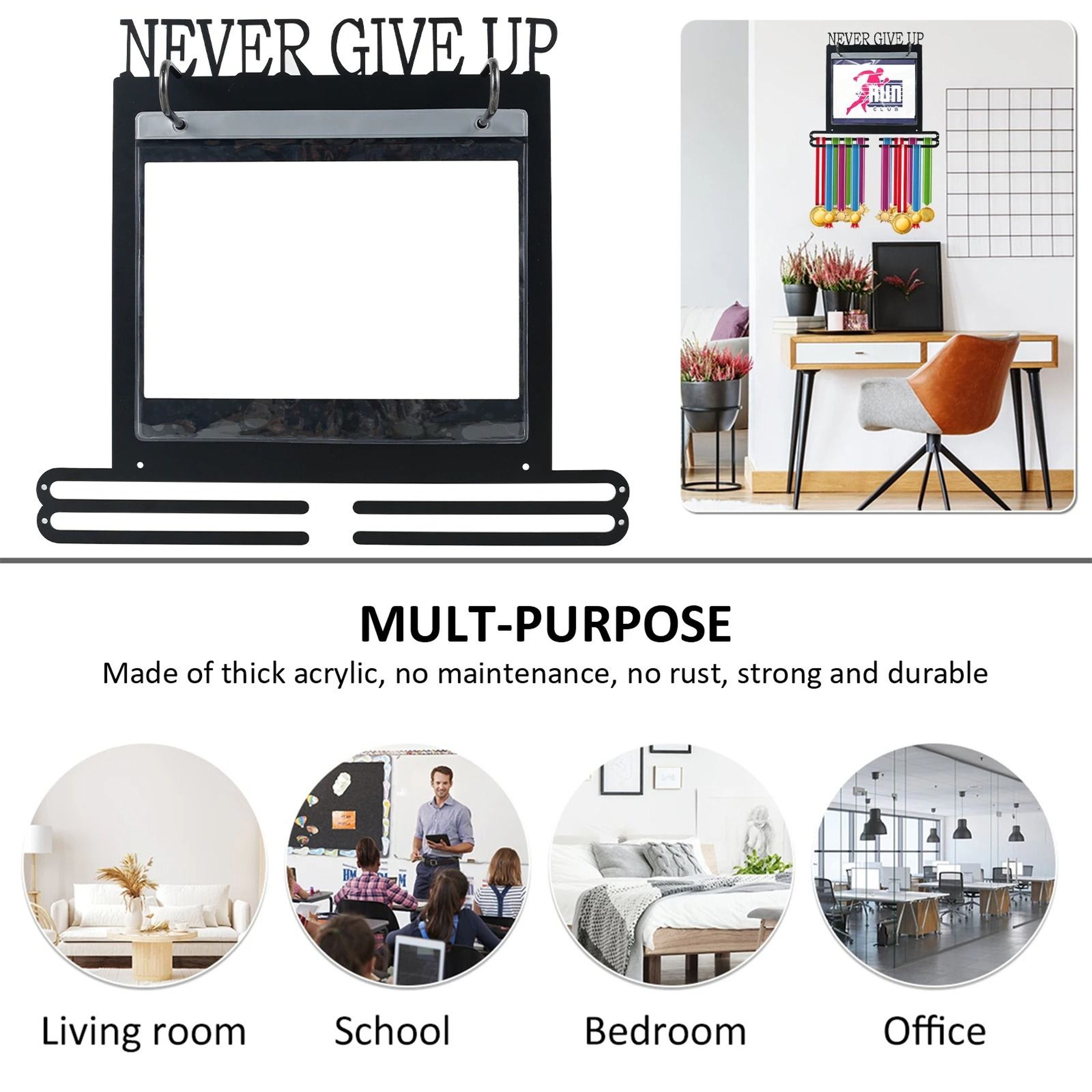Industrial Grade Athletic Achievement Display And Organization System 4