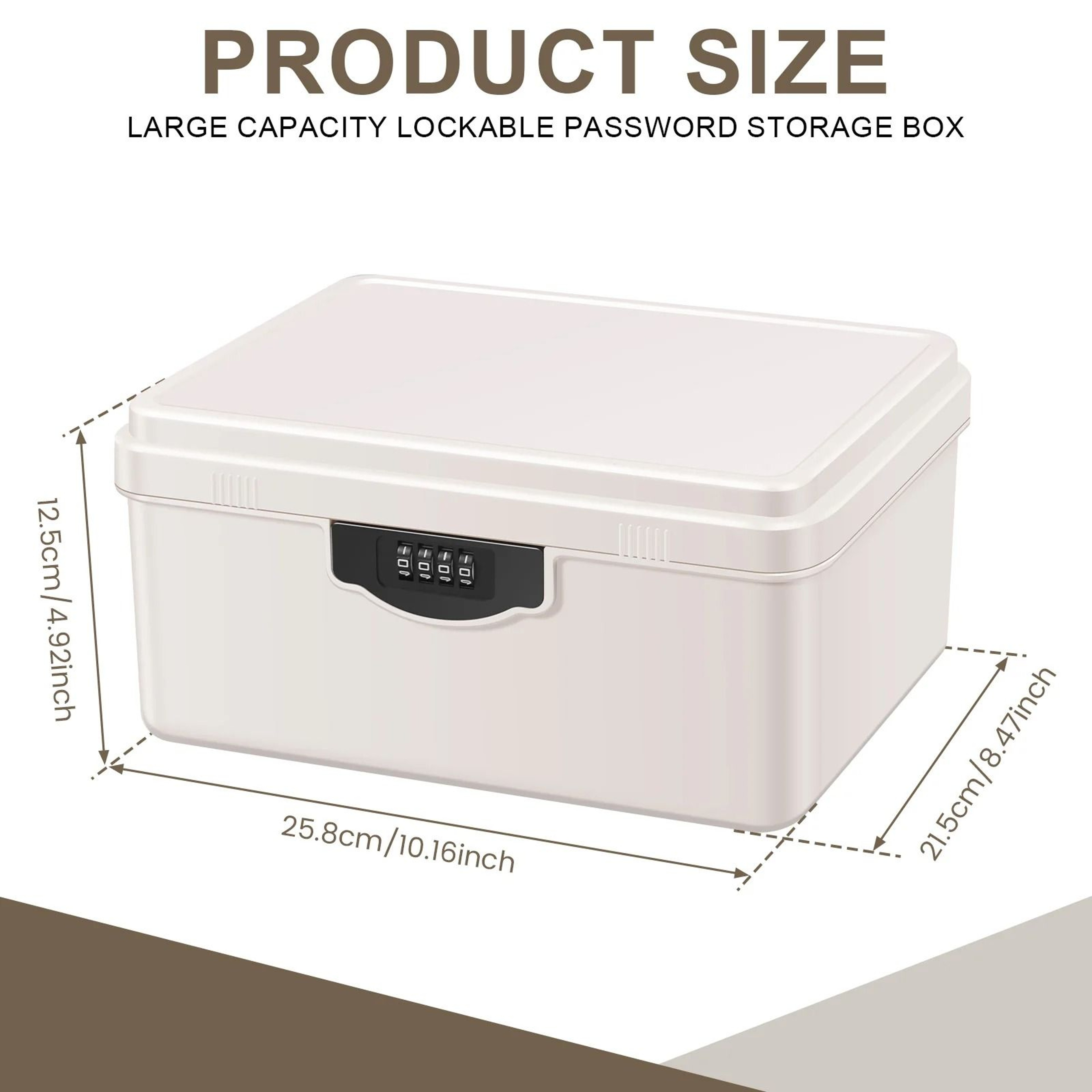 Digital Password Security Storage Box 6