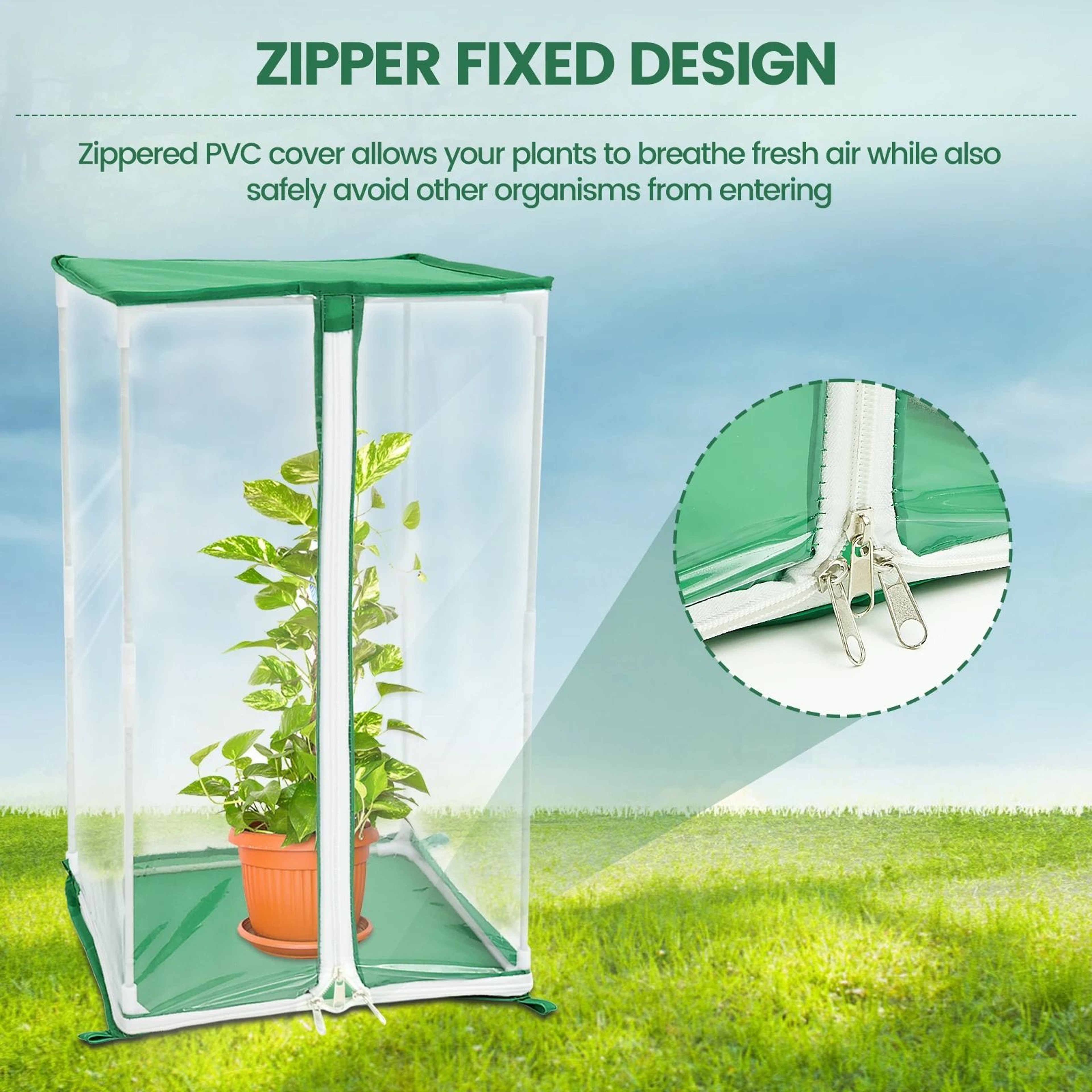 Mini Portable Clear Greenhouse 2