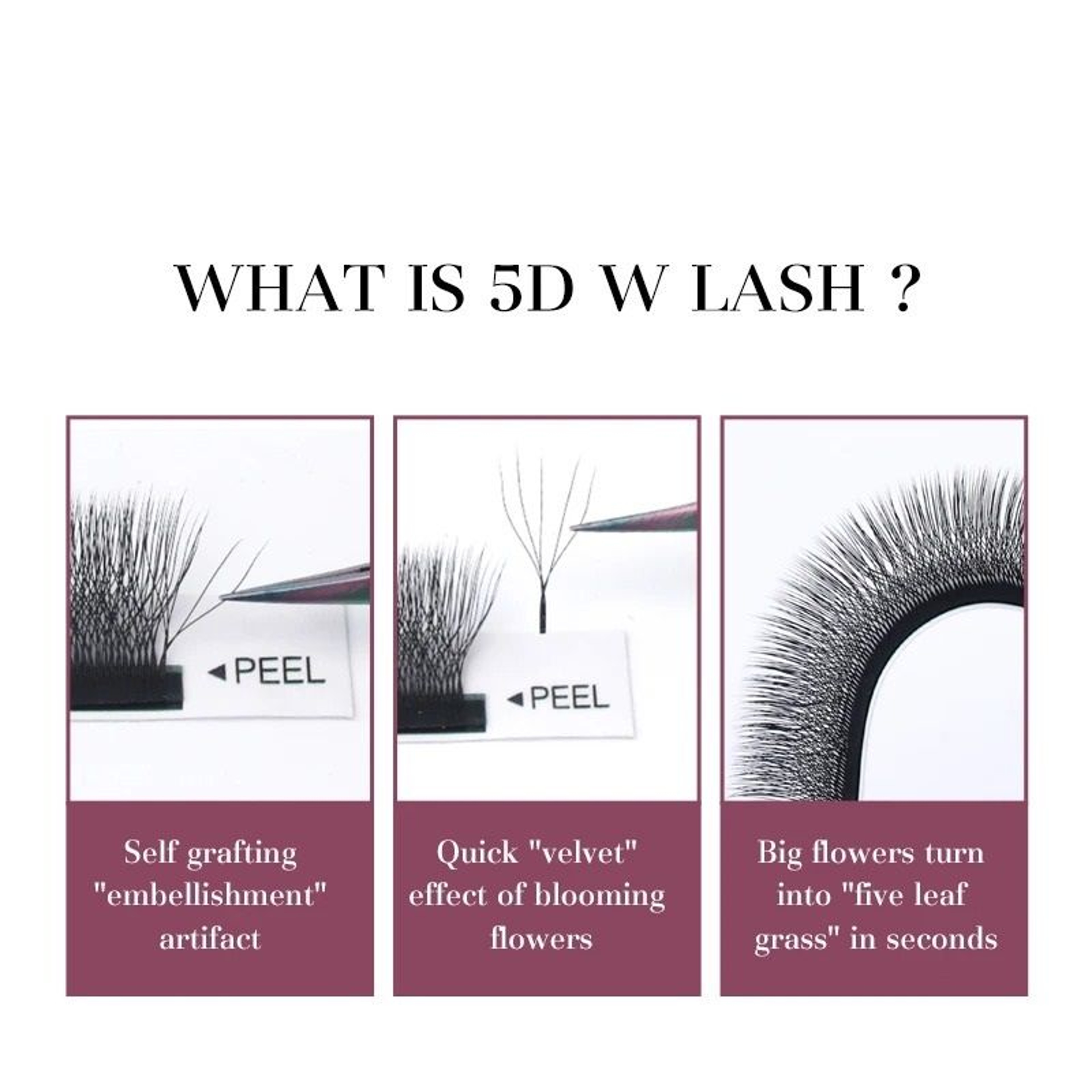 Volume Enhancing W Shaped Precision Eyelash Series 2
