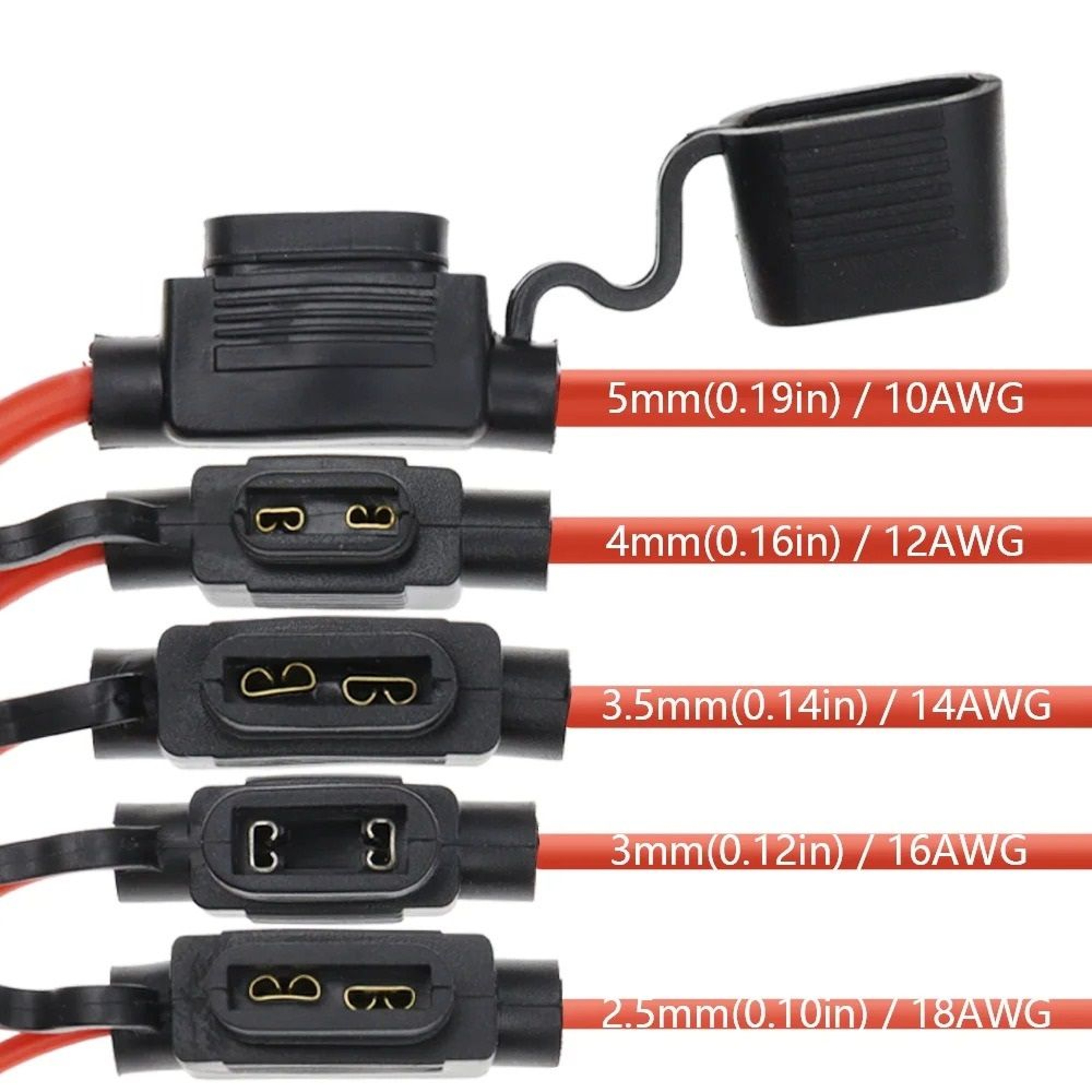 Heavy Duty Waterproof Inline Blade Fuse Holder Series 4