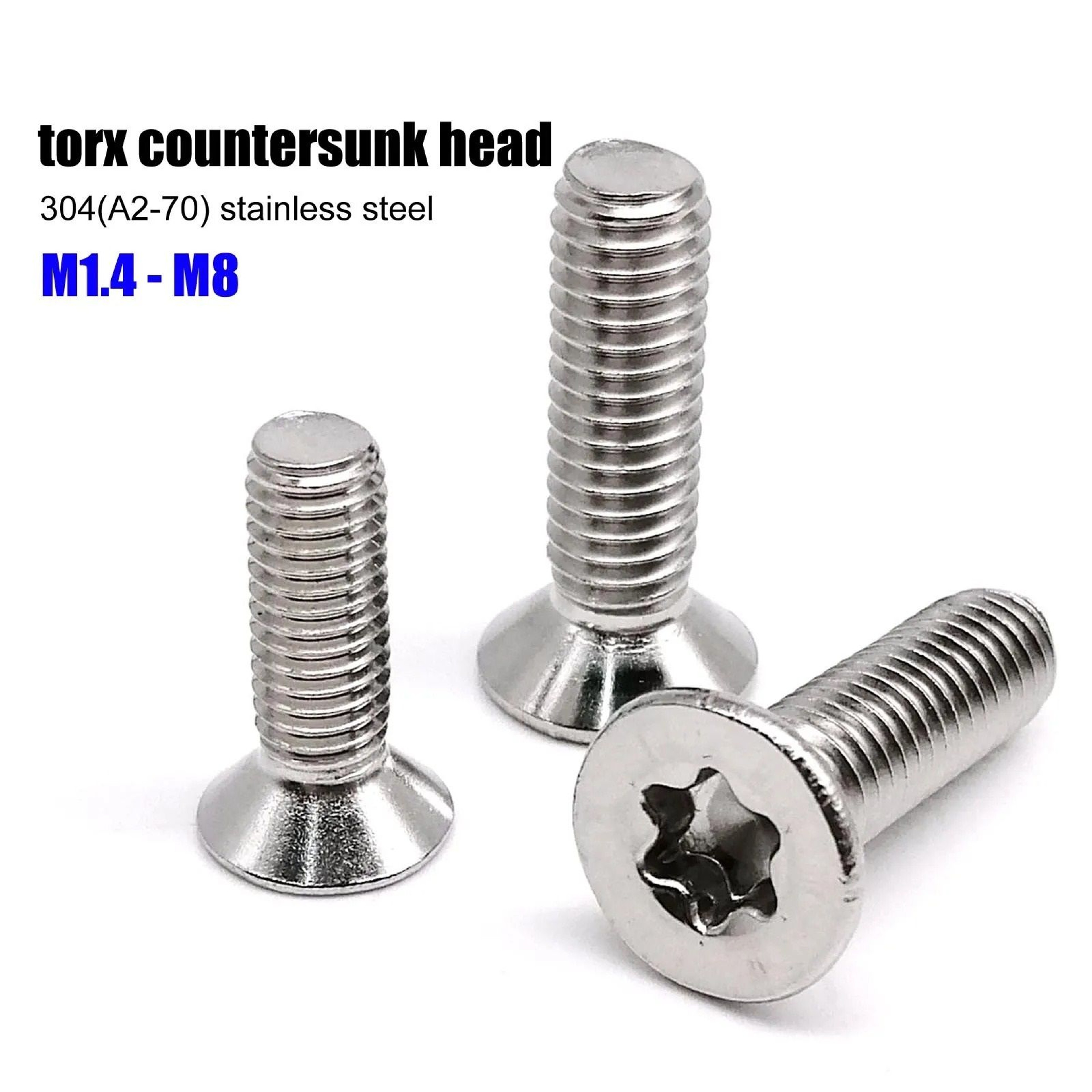 Precision Torx Flat Head Stainless Series 0