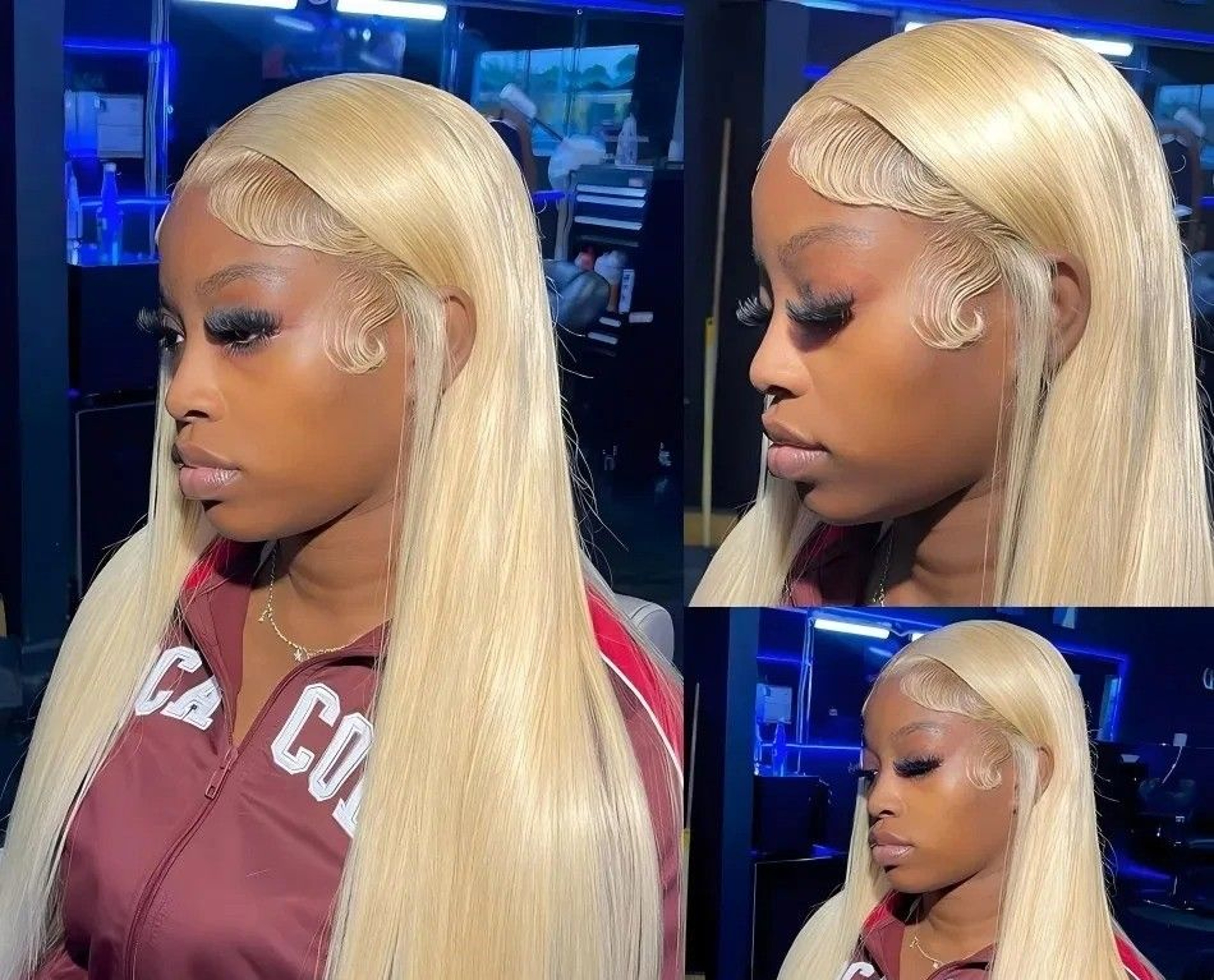 Elite 250 Density Blonde 613 Human Hair Lace Frontal Series 0