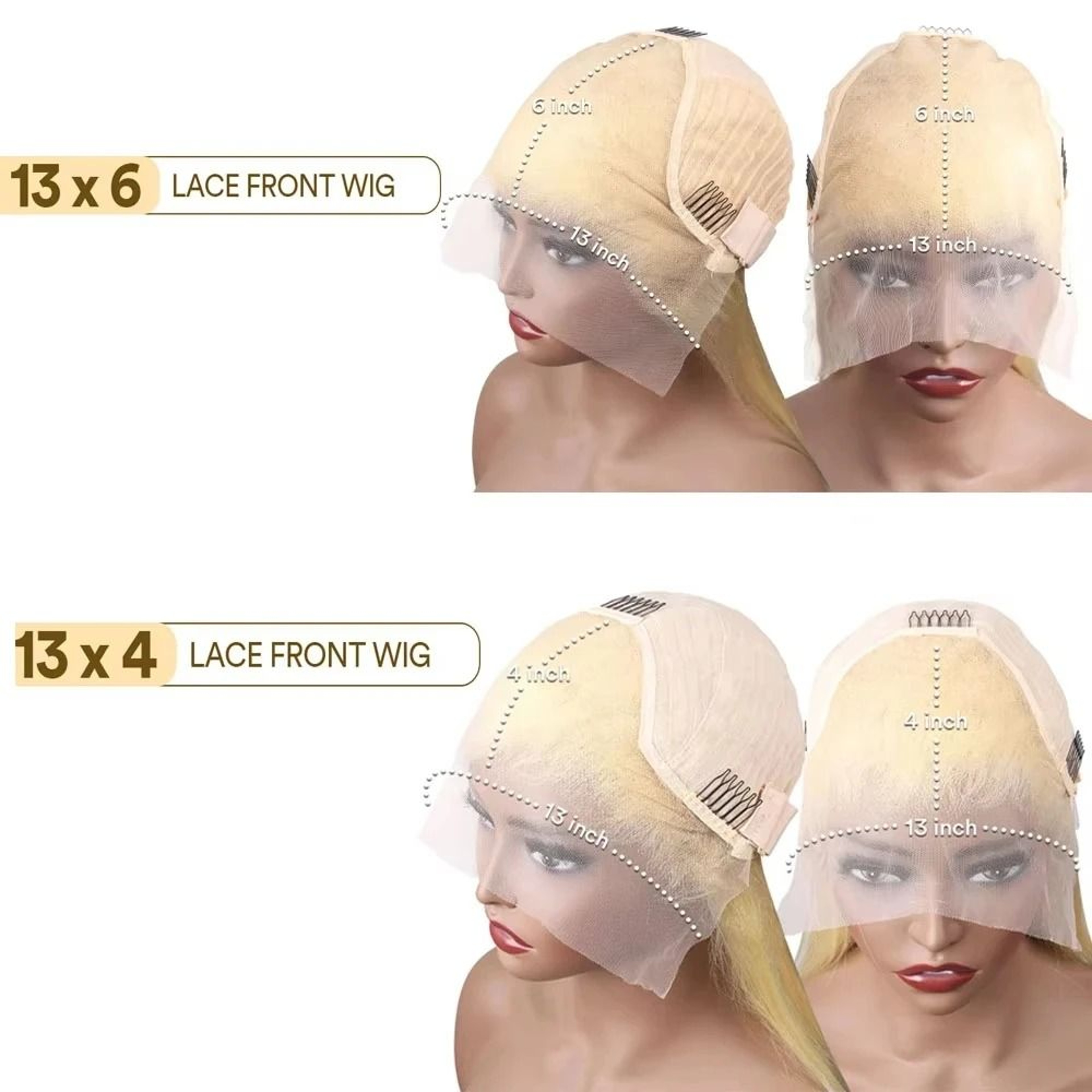 Elite 250 Density Blonde 613 Human Hair Lace Frontal Series 5