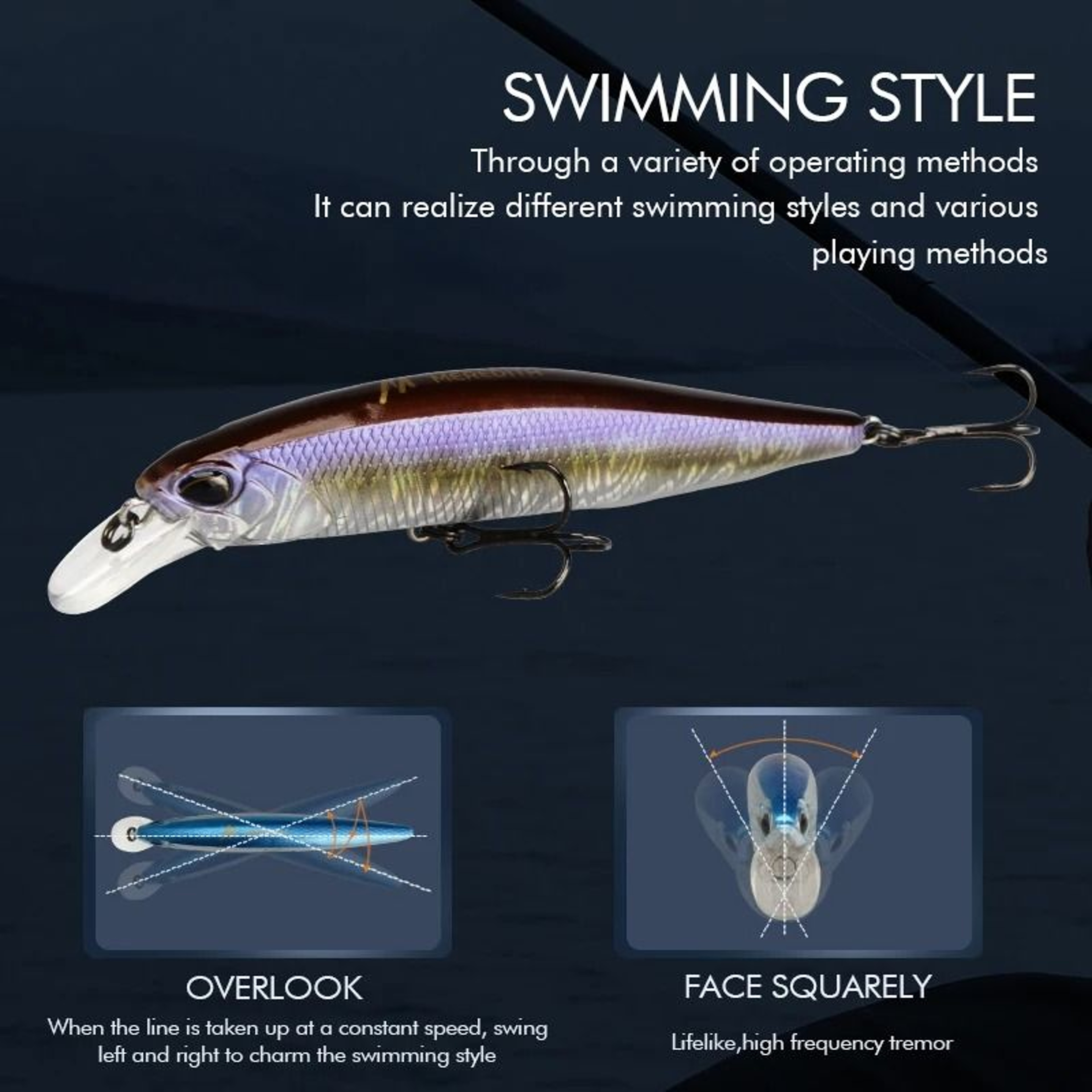 Pro Series 100F Jerk Minnow Floating Wobbler 2