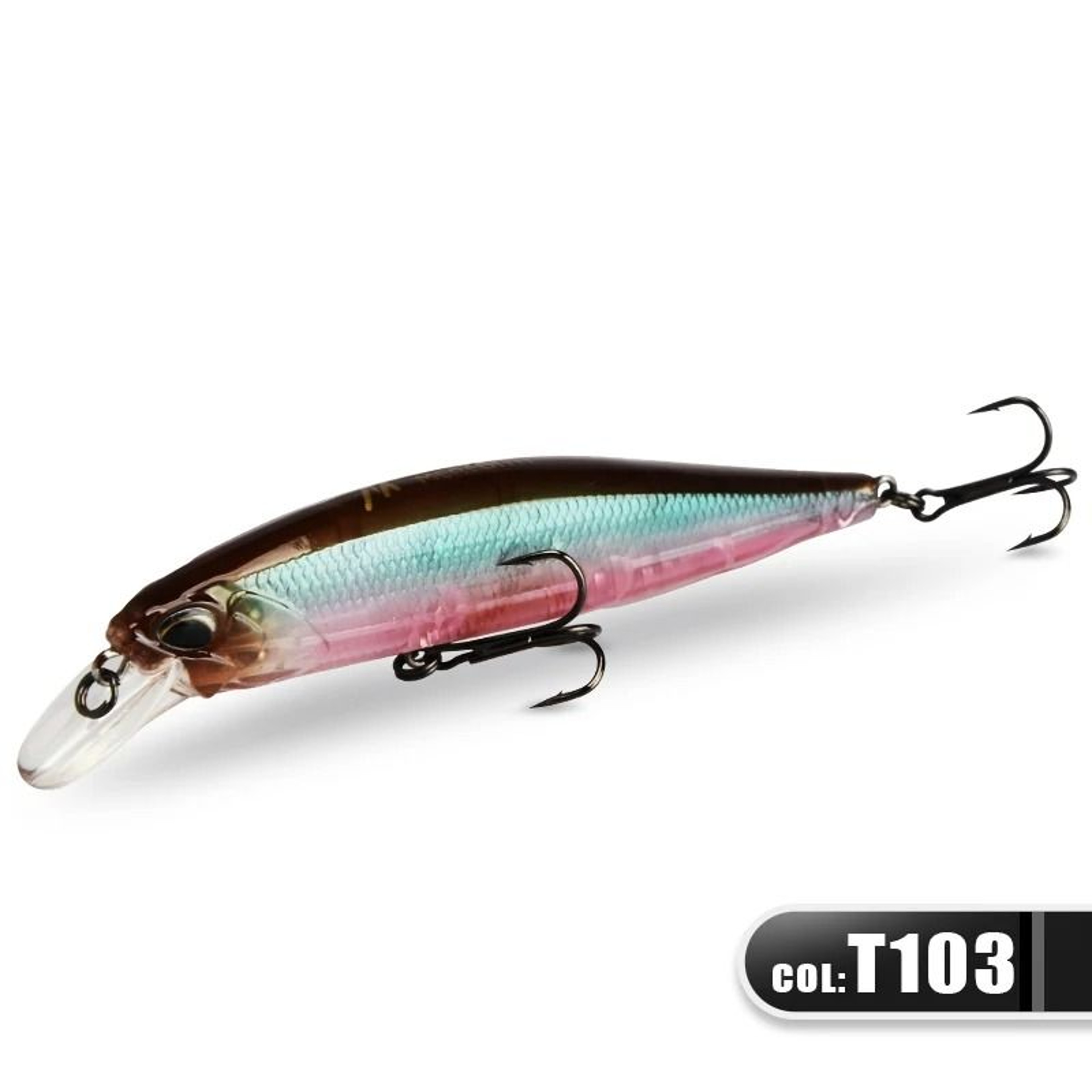 Pro Series 100F Jerk Minnow Floating Wobbler 19