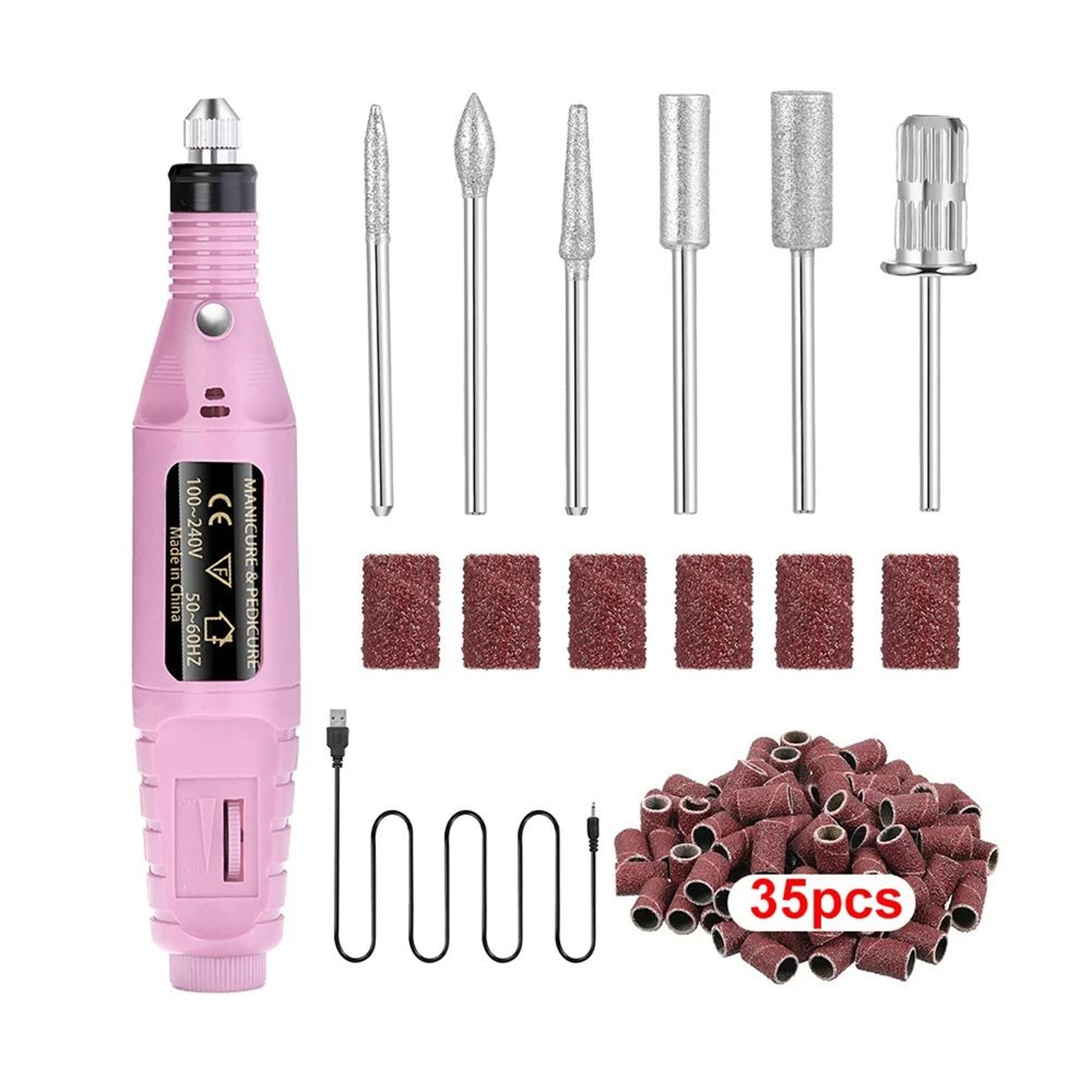 Electric Nail Drill And Sander Set 14