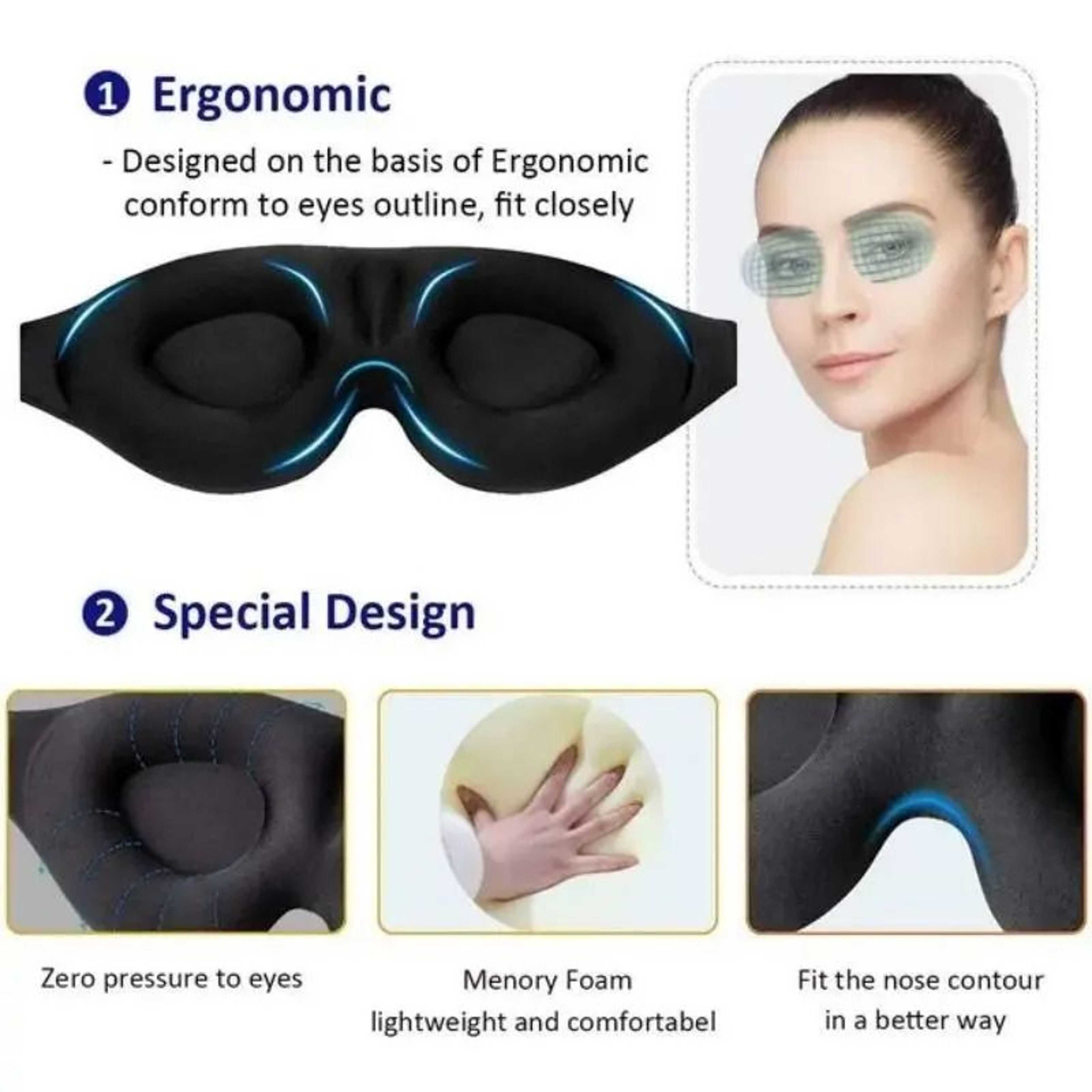 3D Architectural Contour Sleep Interface 1