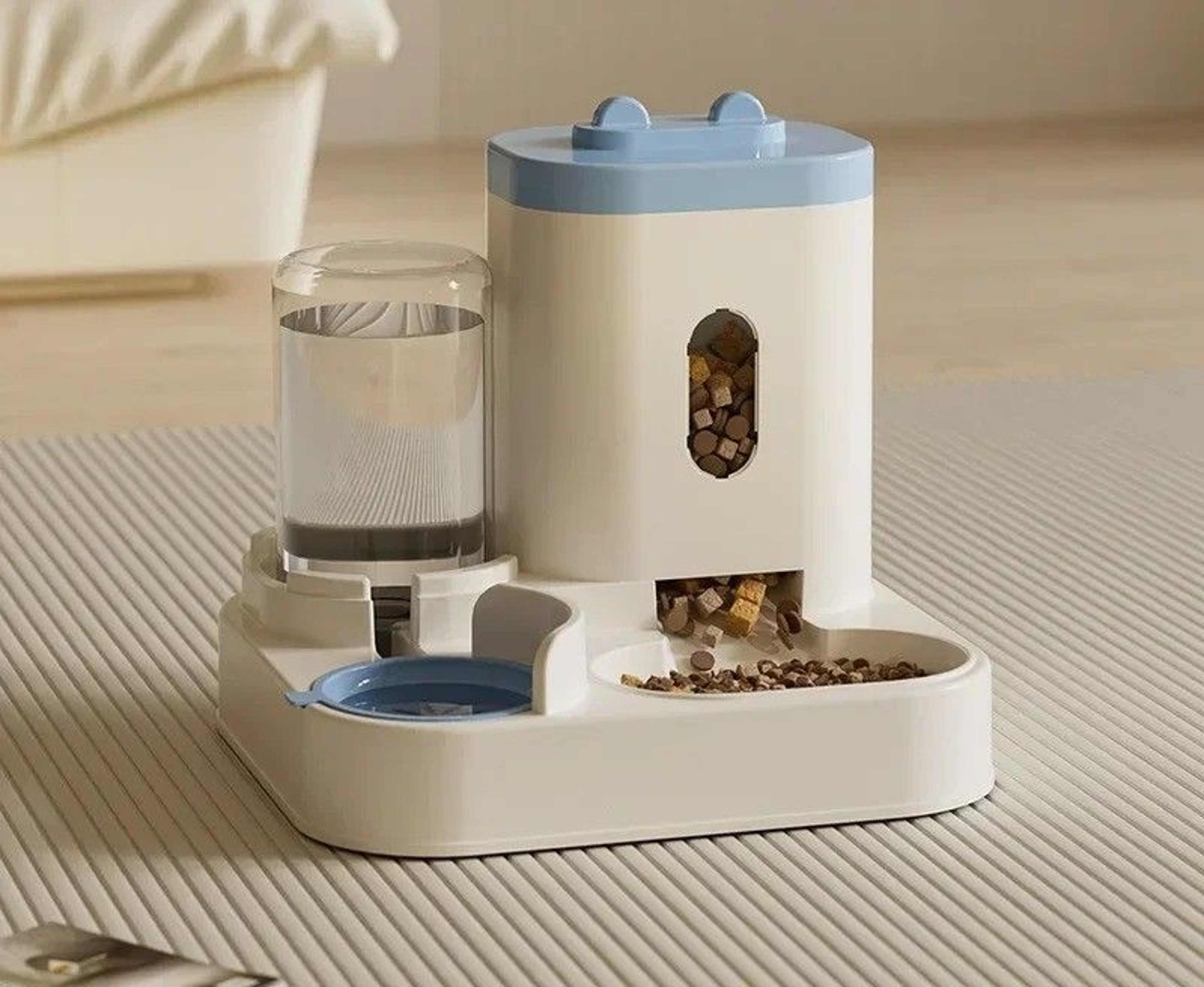 Gravity Driven Dual Pet Hydration And Nutrition System 8