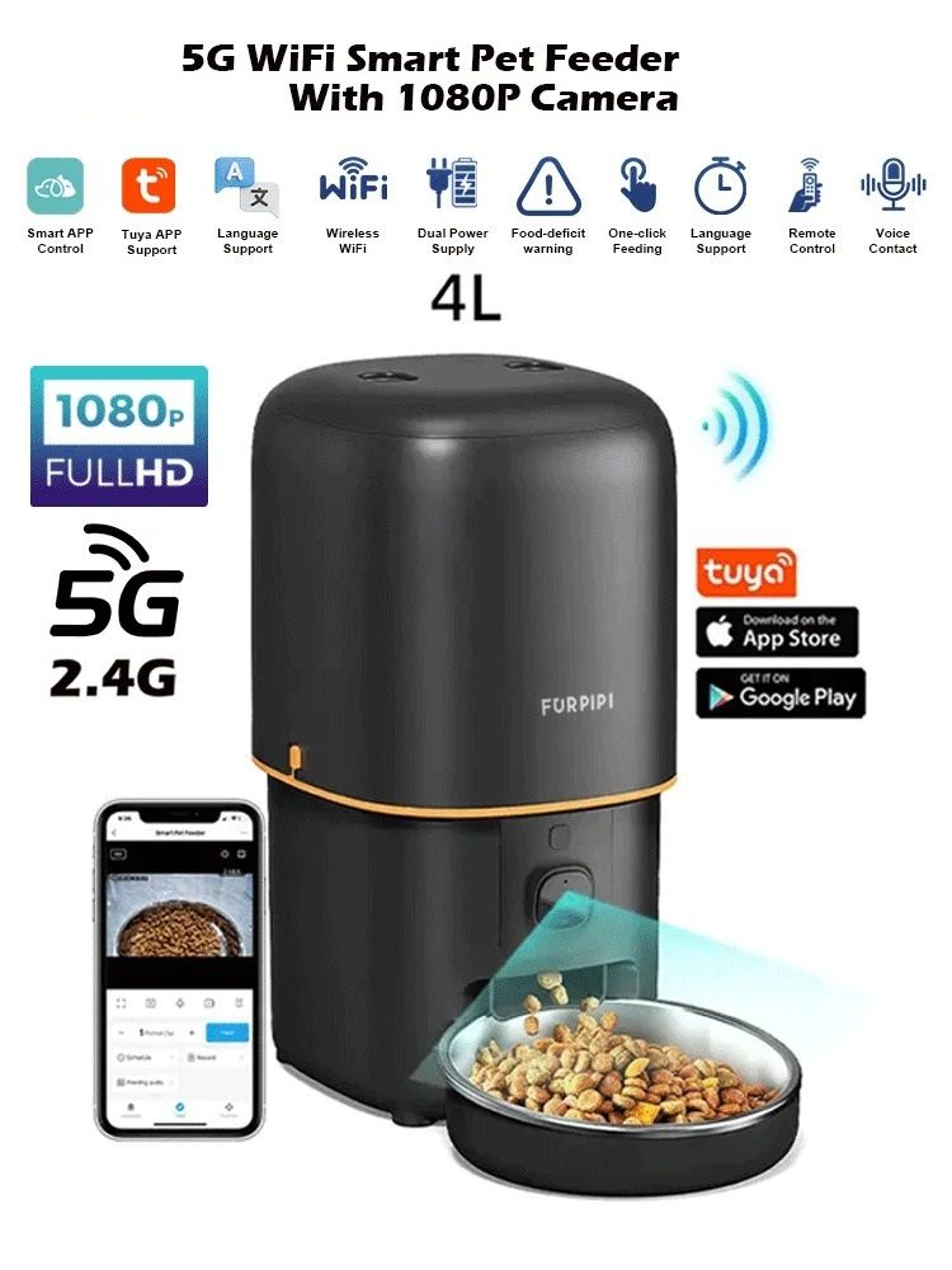 Smart Visual Pet Nutrition And Surveillance Interface 0