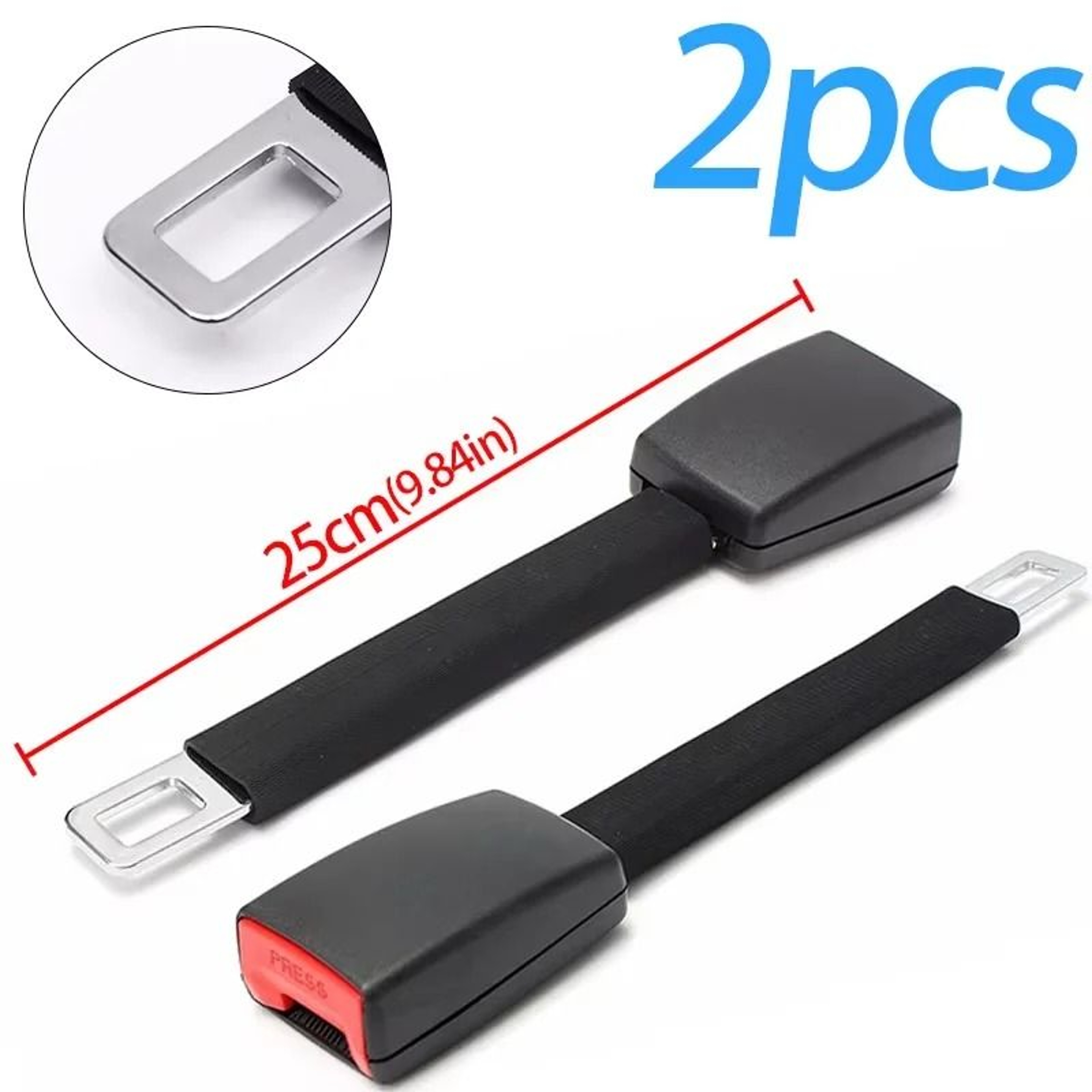 Precision Straight Insert Seat Belt Extension Interface 12