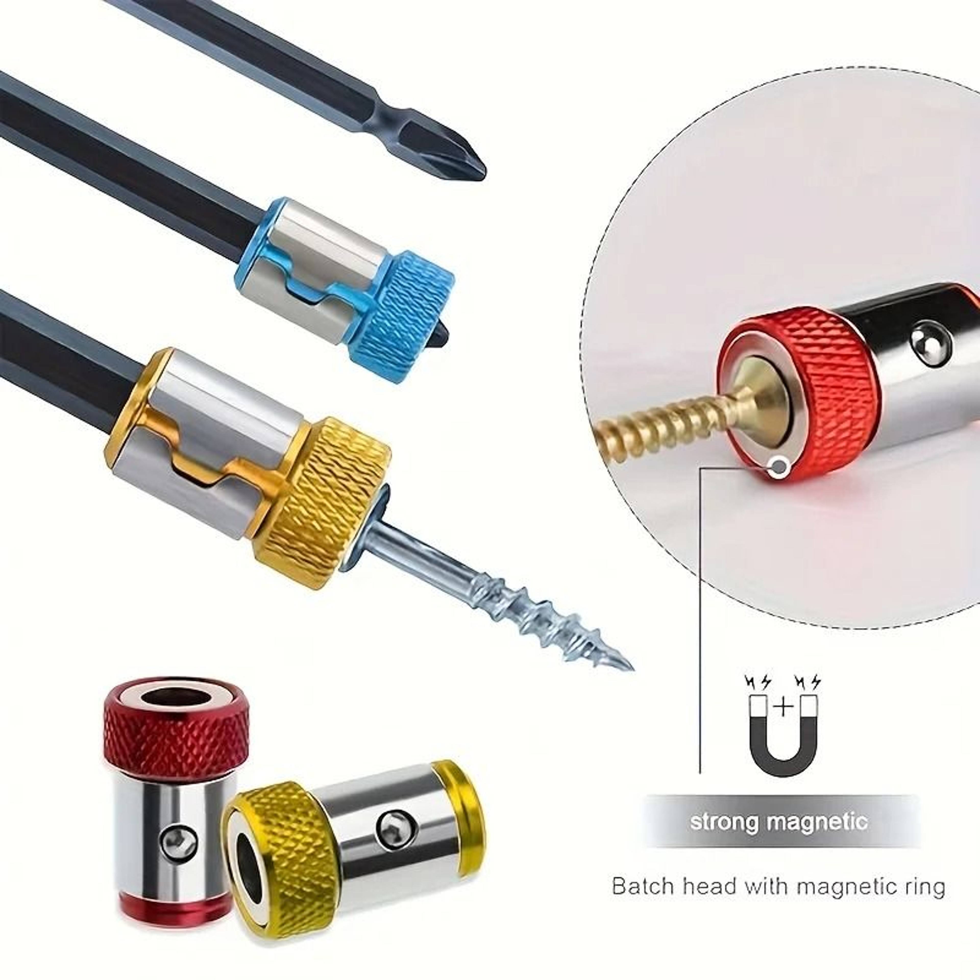 6Piece Universal Magnetic Screw Ring Set 4