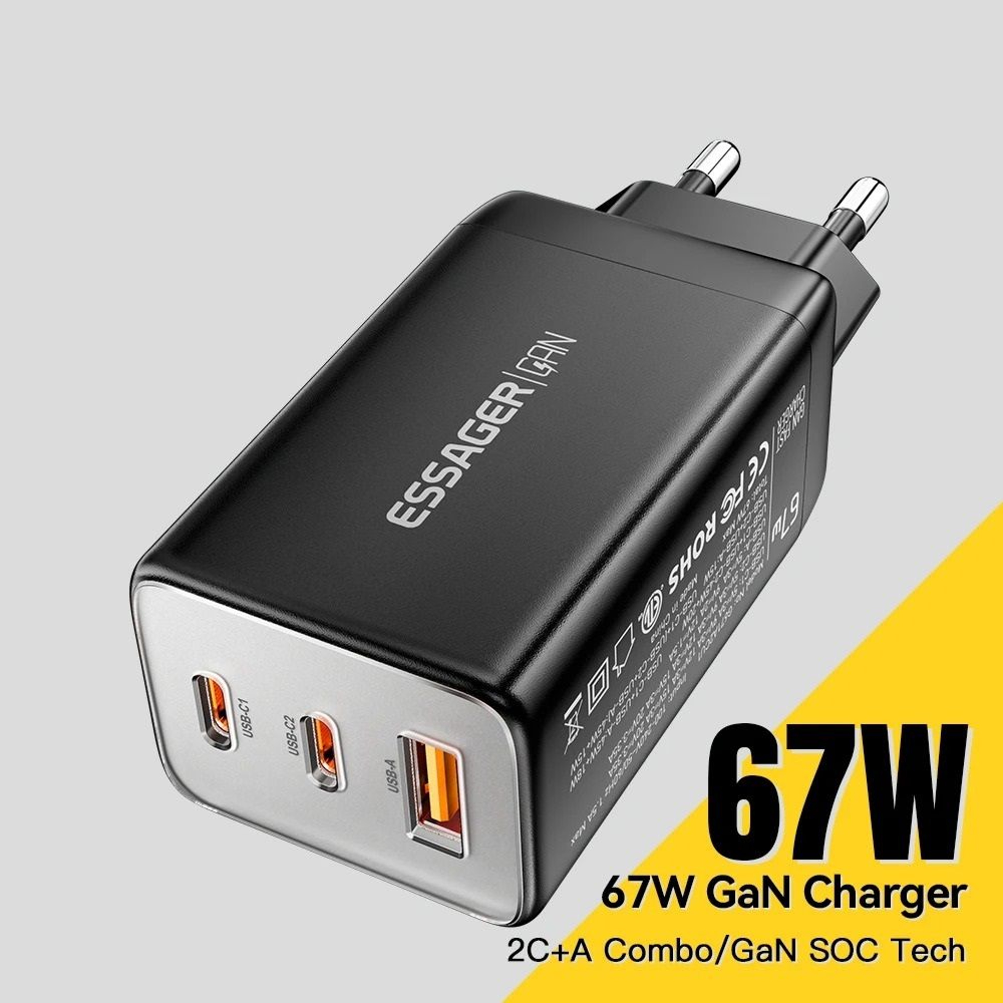 Ultra Efficiency 67W GaN Fast Charger 1