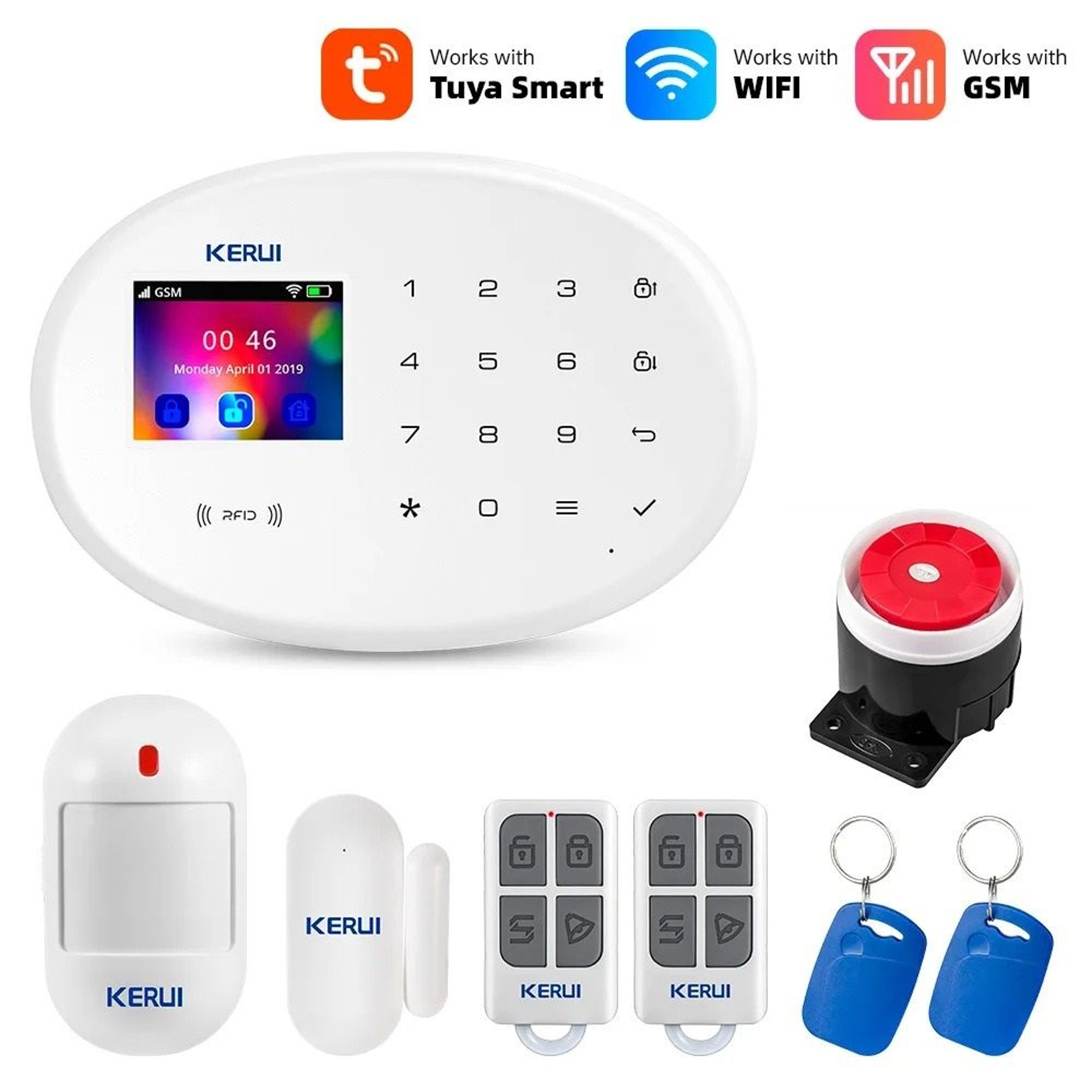 Professional WiFi  GSM Smart Security Command Center 6