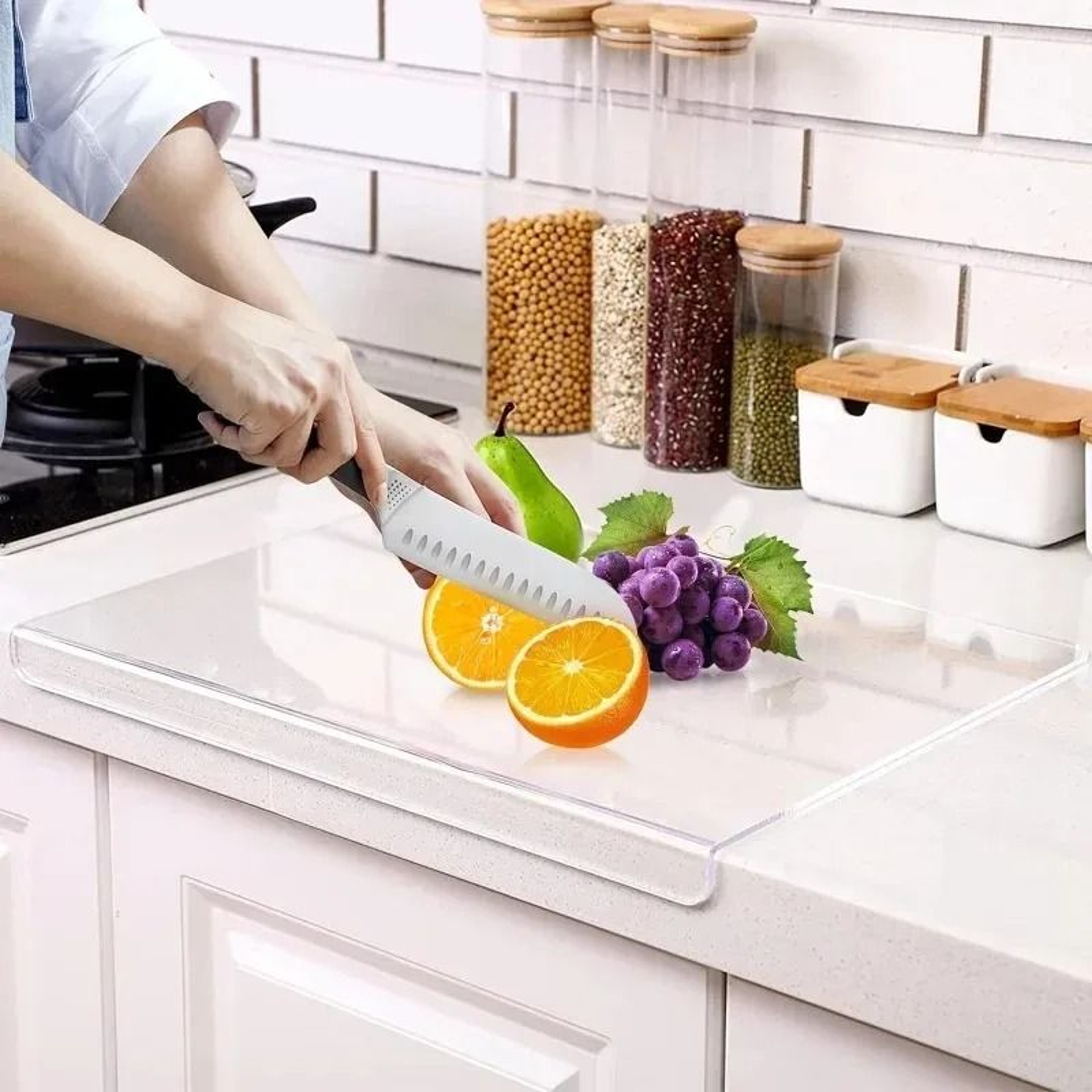 Acrylic Anti Slip Countertop Cutting Board 2