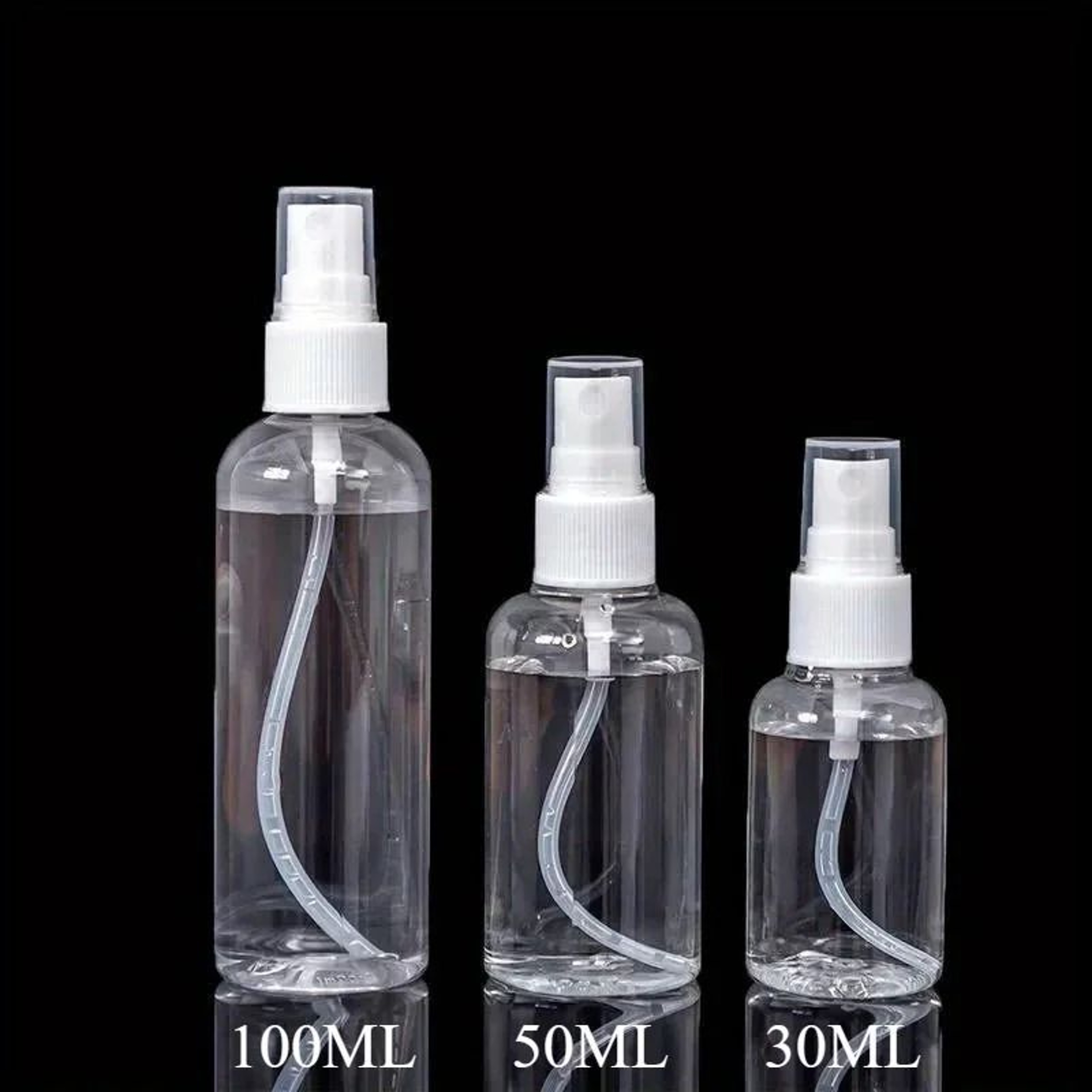 Triple Pack Portable Refillable Spray Bottle Set 3