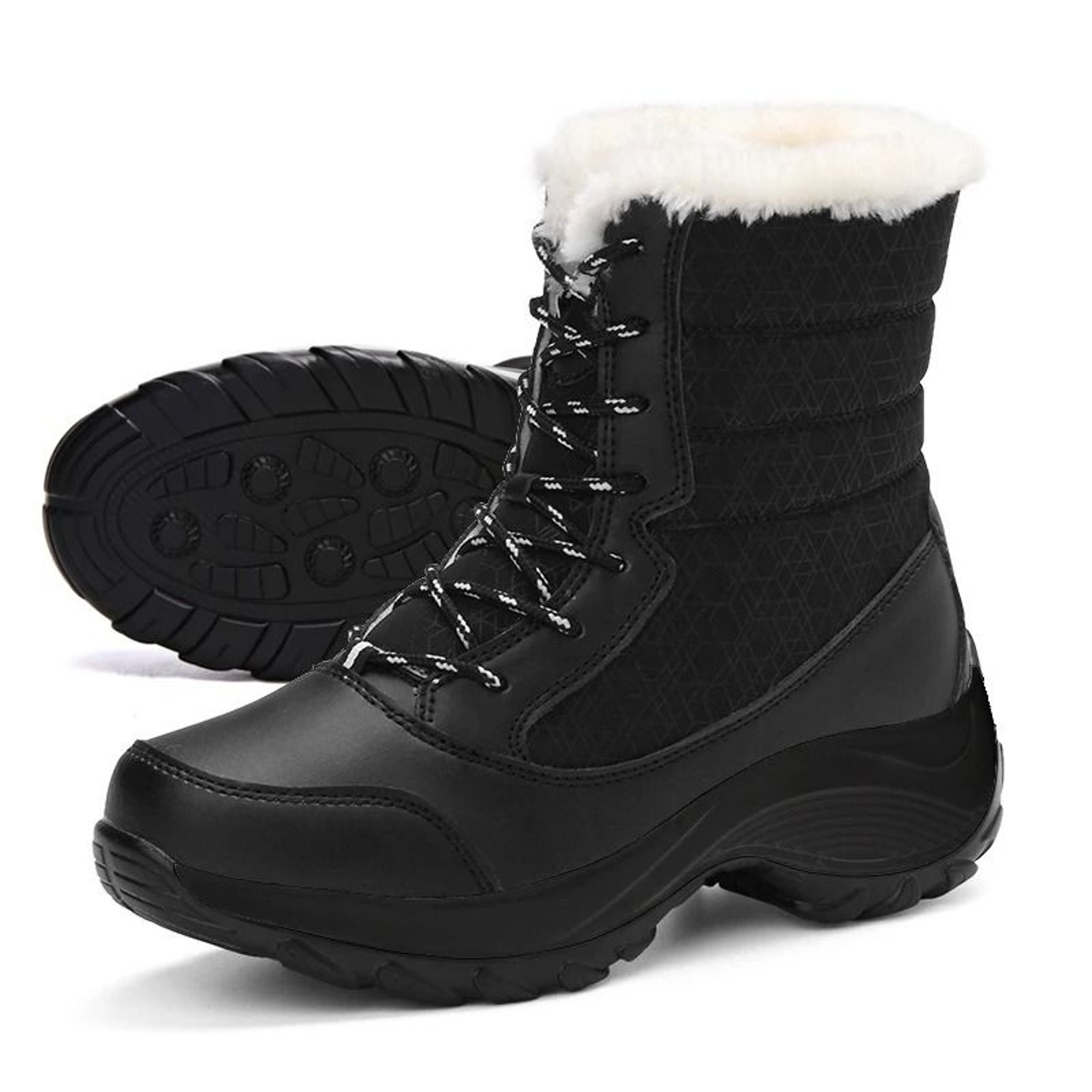 Waterproof Thermal Platform Winter Boots 5