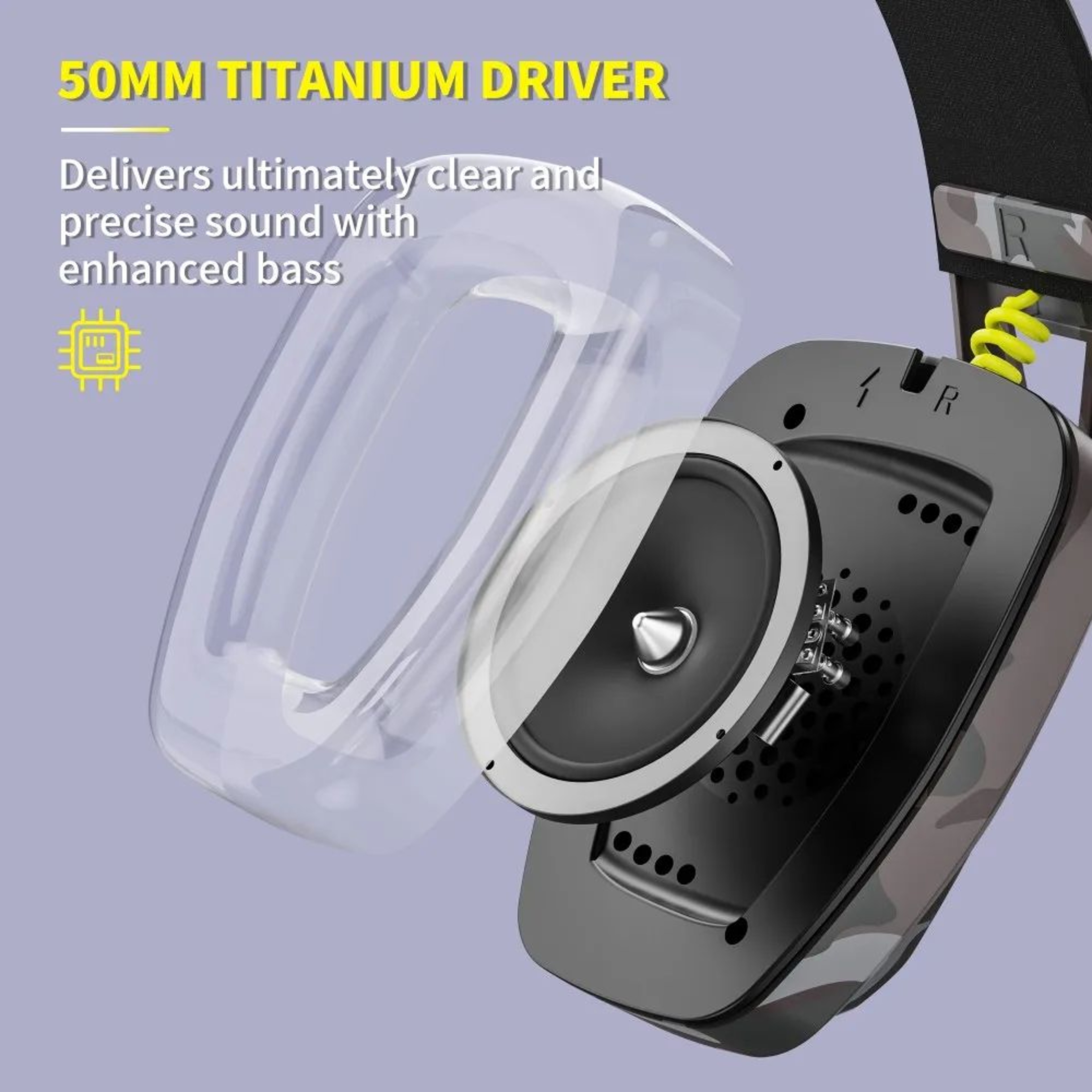 Wireless Gaming Headset With Microphone For Console And PC 2