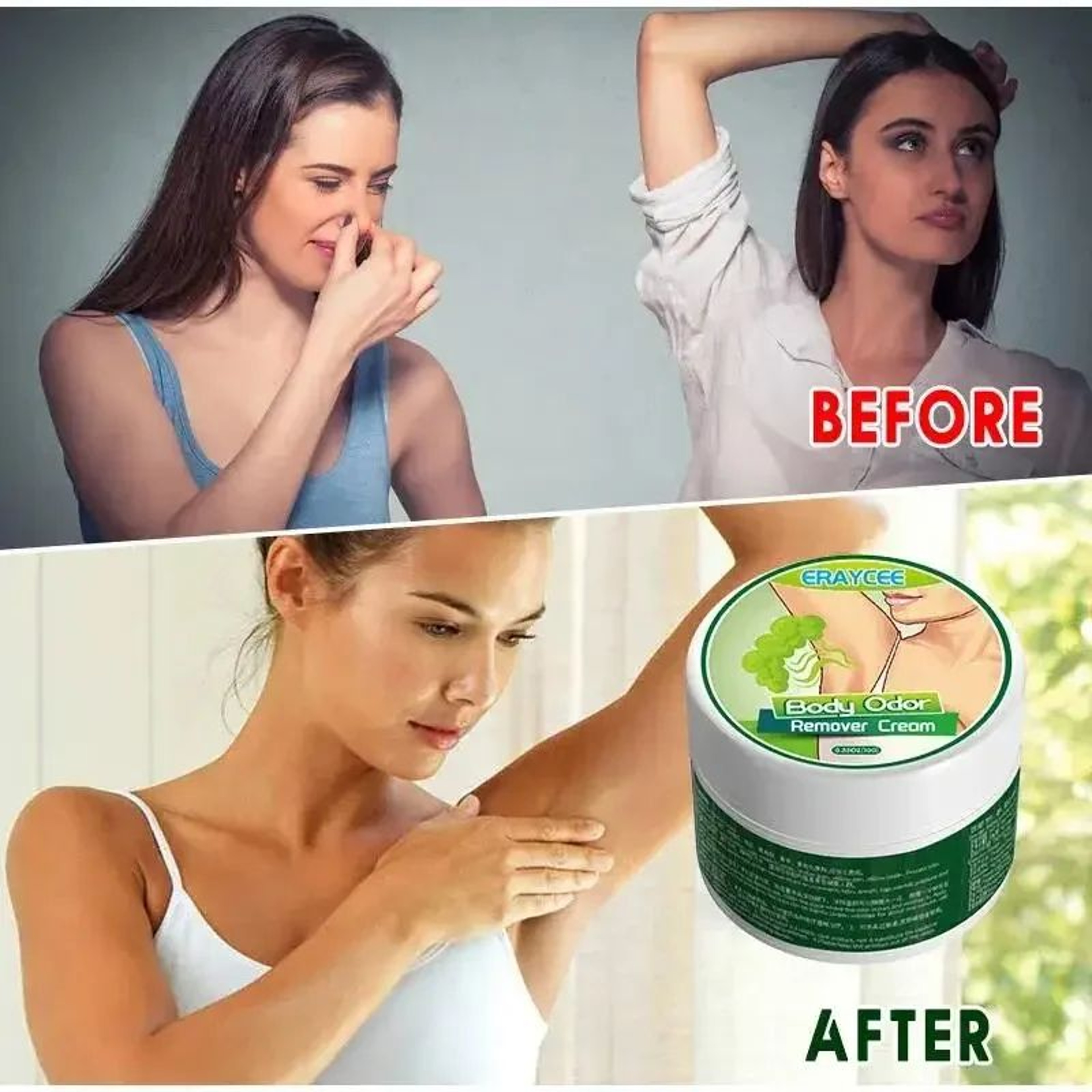 Refreshing Body Odor Removal Cream With Long Lasting Deodorant Protection 3
