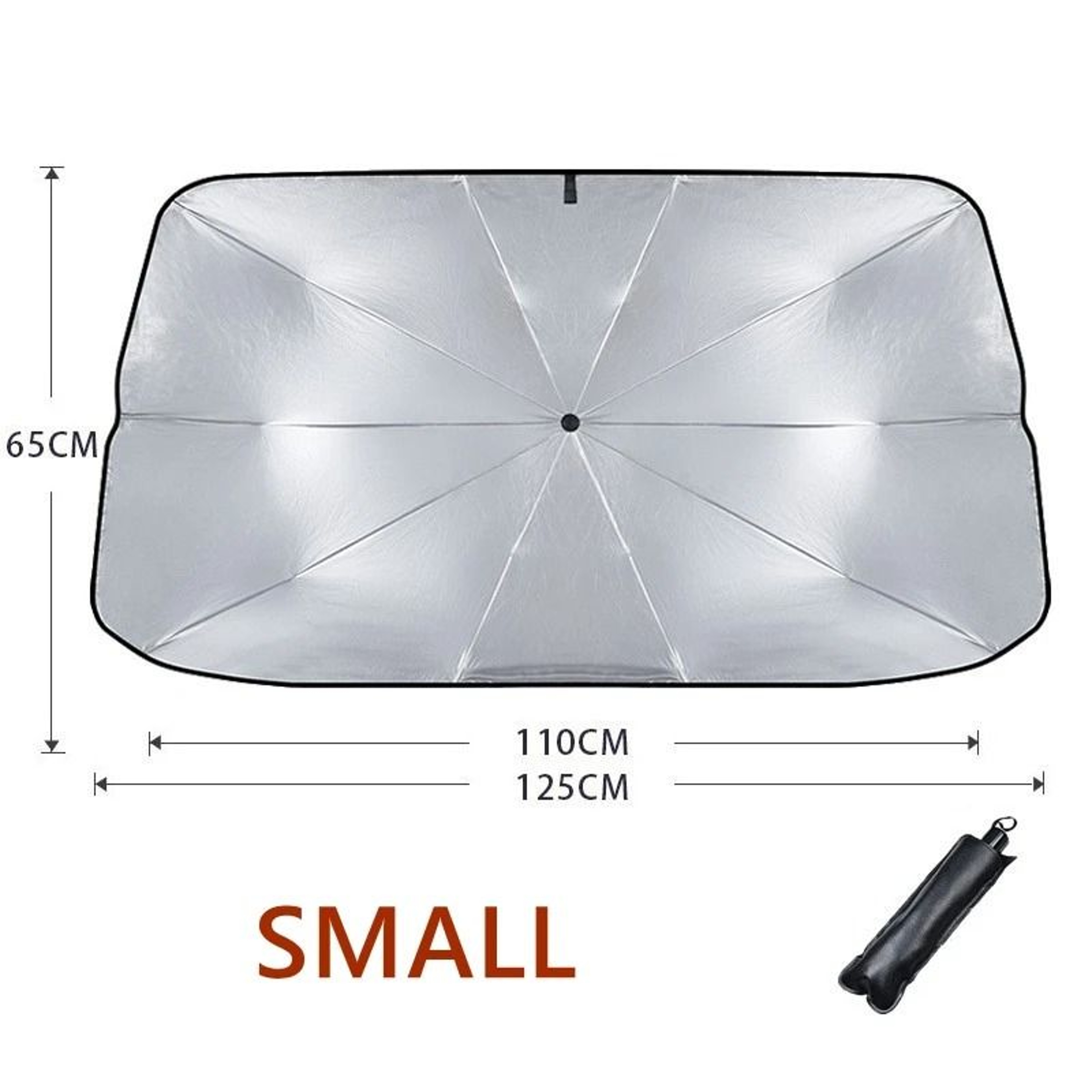 Retractable Windshield Sunshade Parasol 6